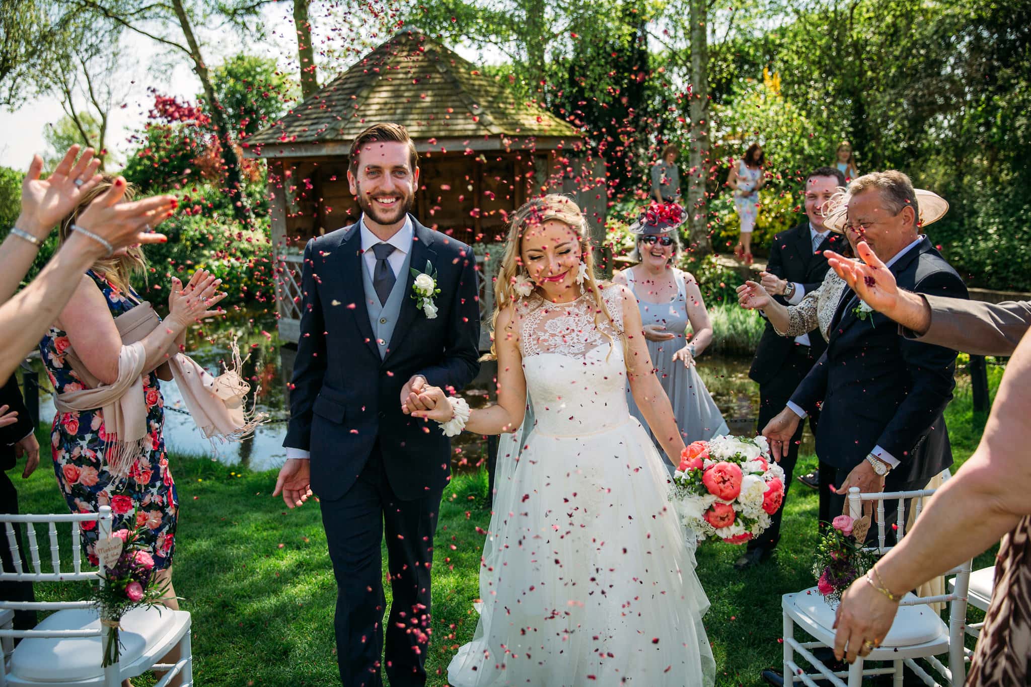 confetti south farm wedding