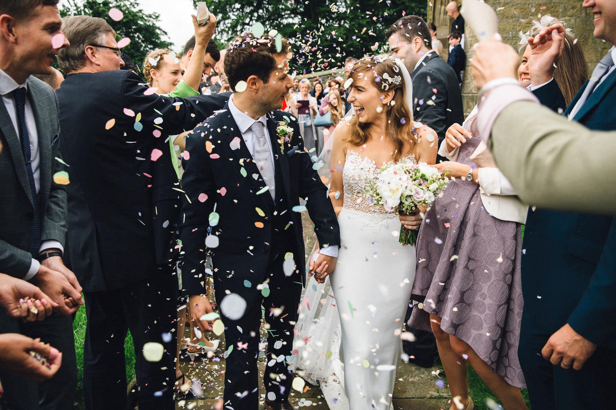 confetti browsholme hall wedding photographer