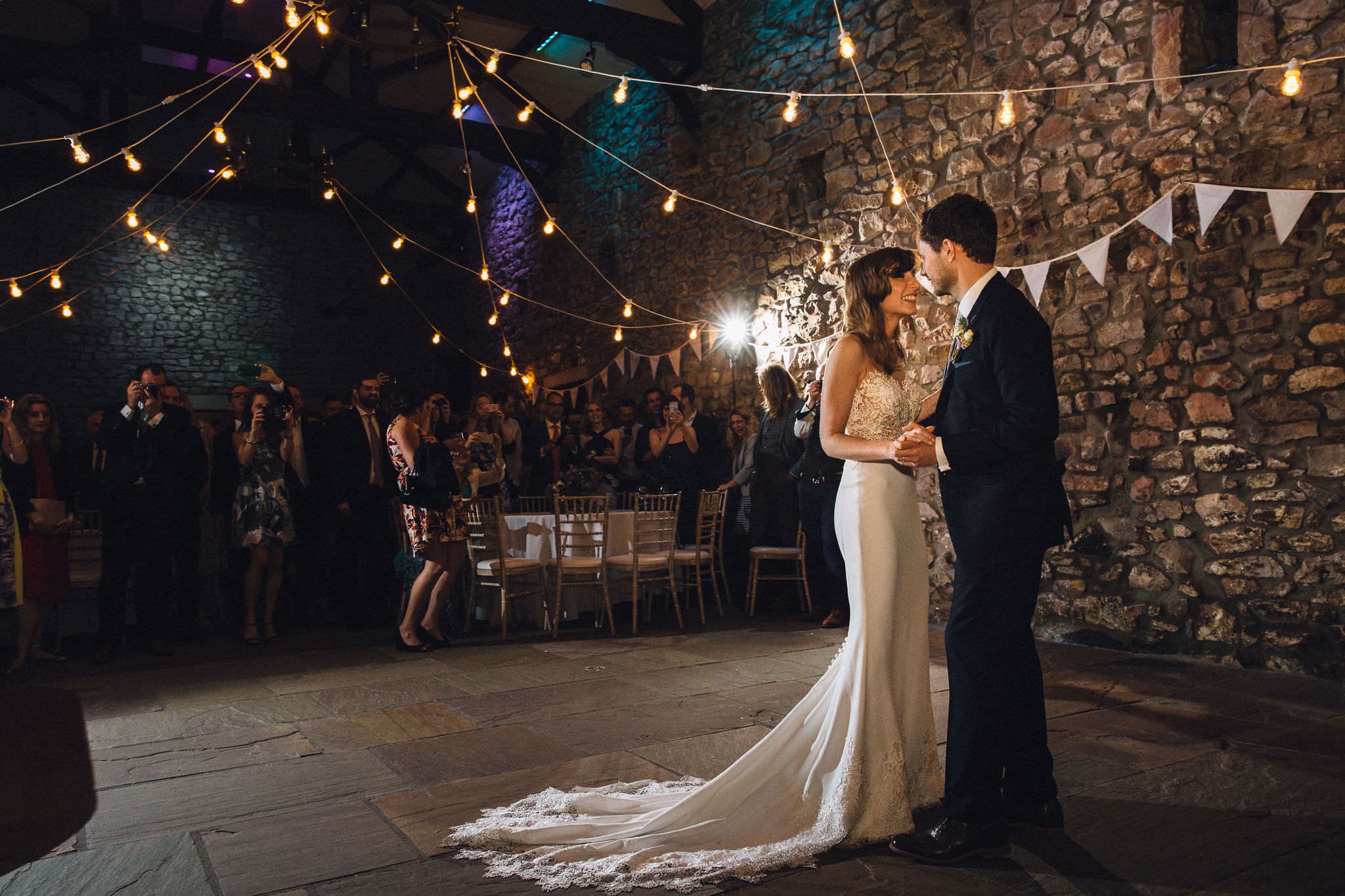 first dance browsholme hall wedding photo