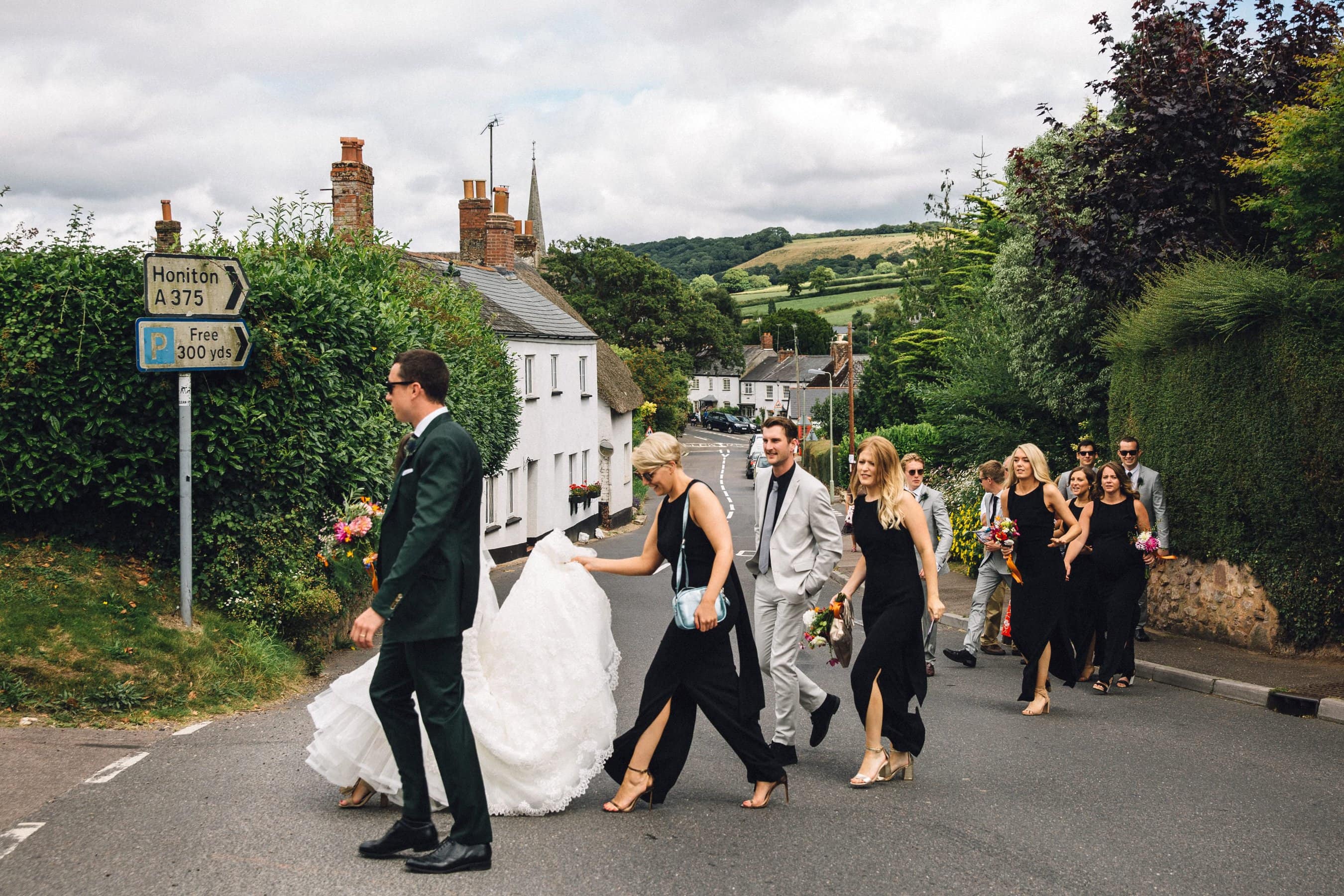 back garden wedding devon