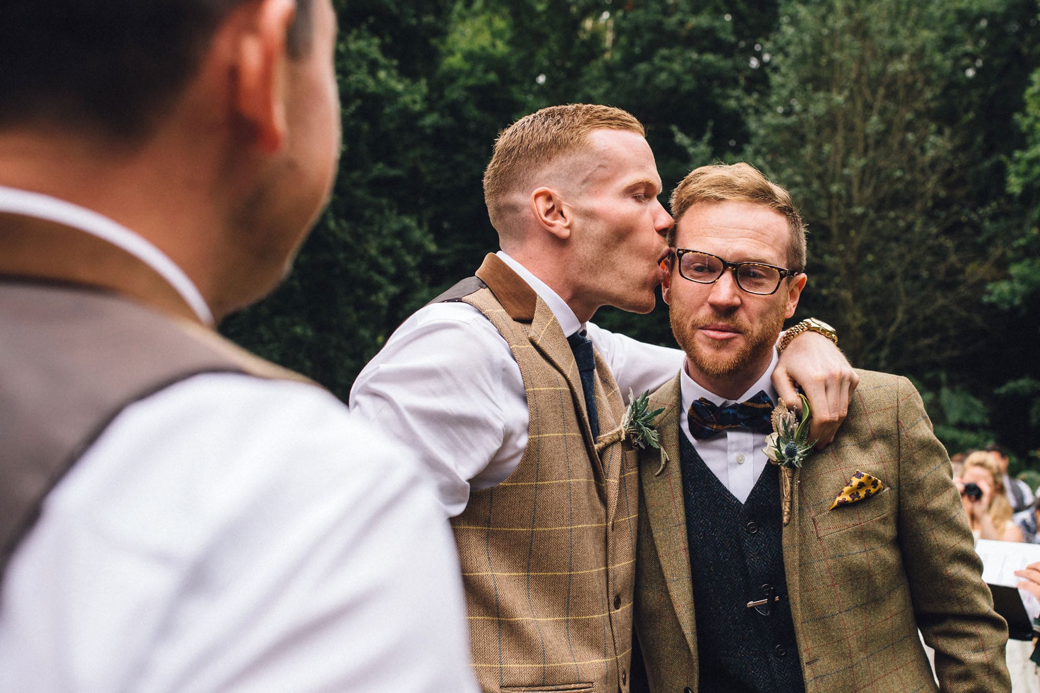 woodland wedding photography