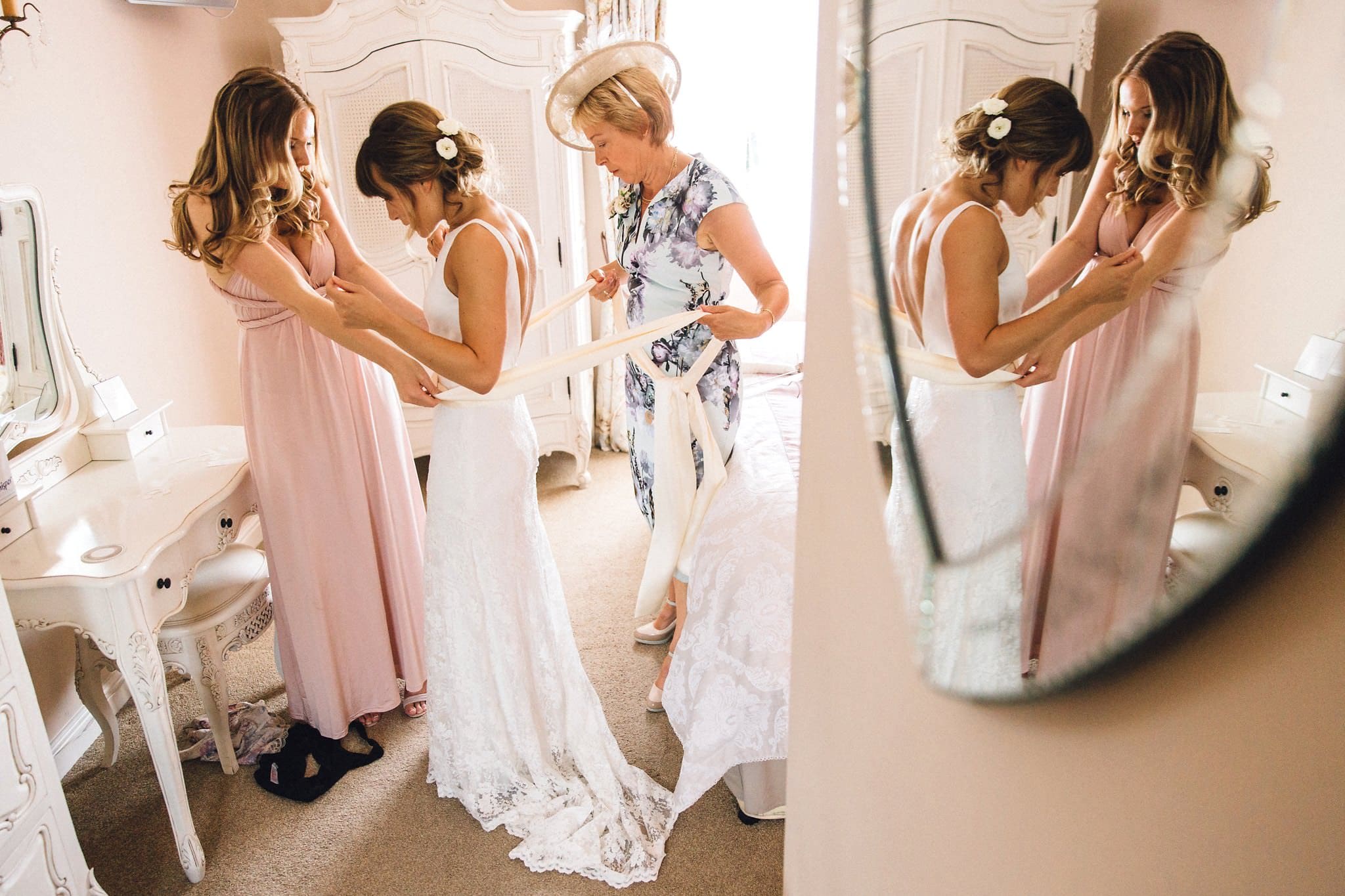 bride getting ready