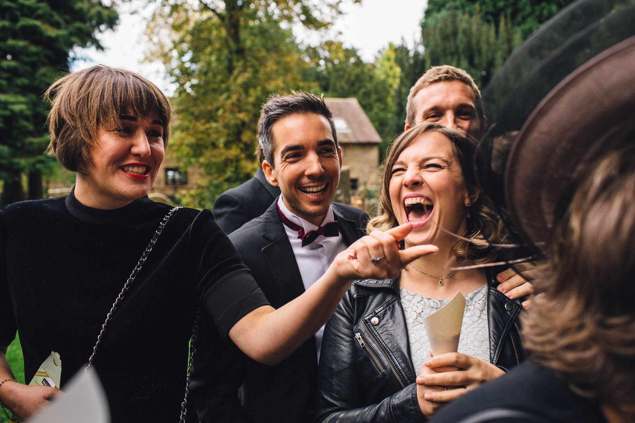 wedding guests