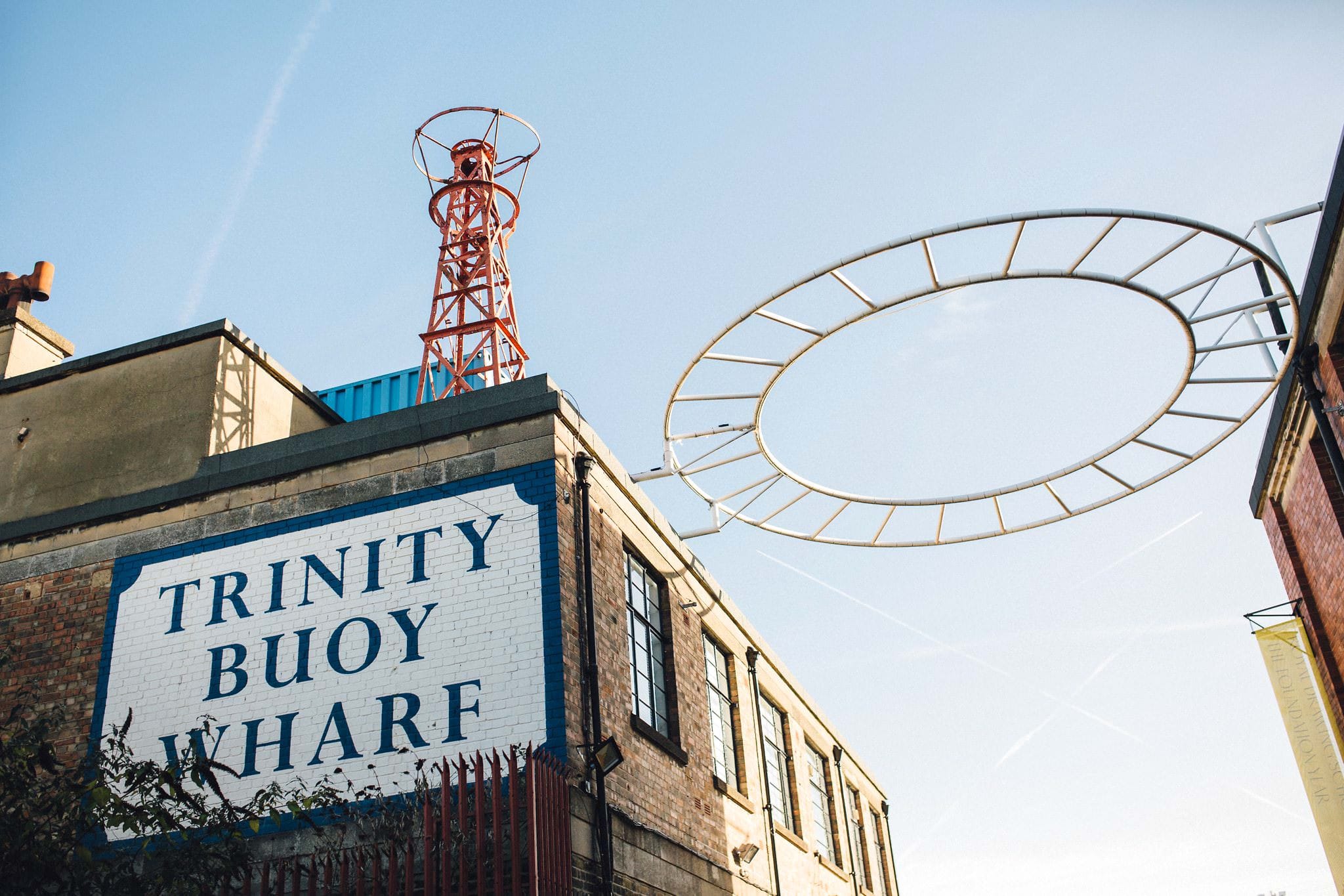 trinity buoy wharf wedding photography