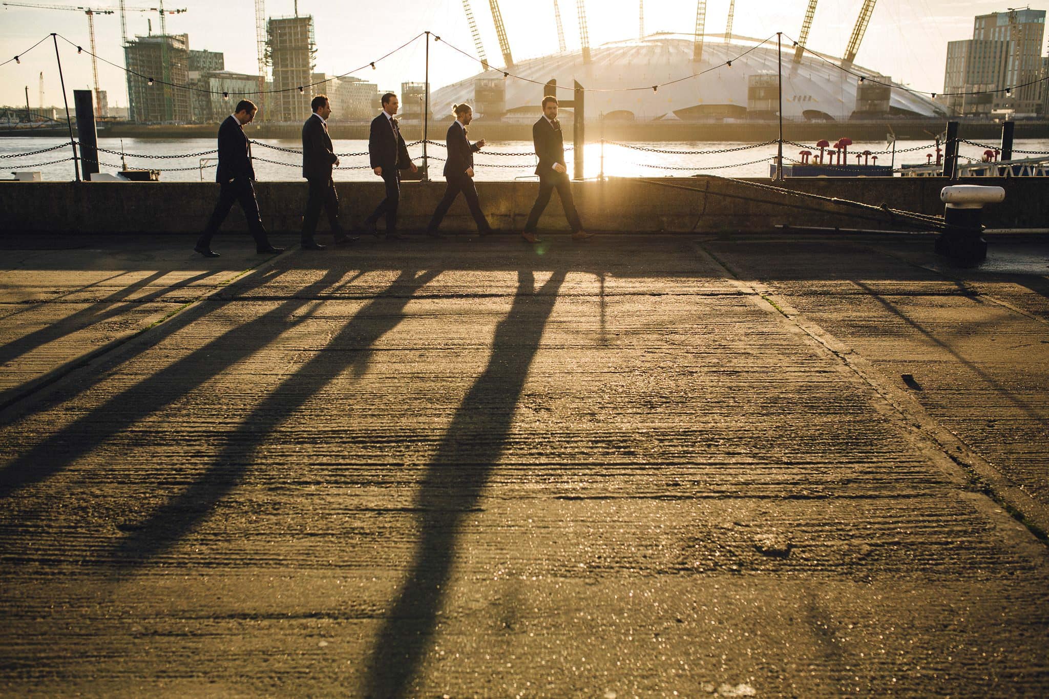 backlit ushers