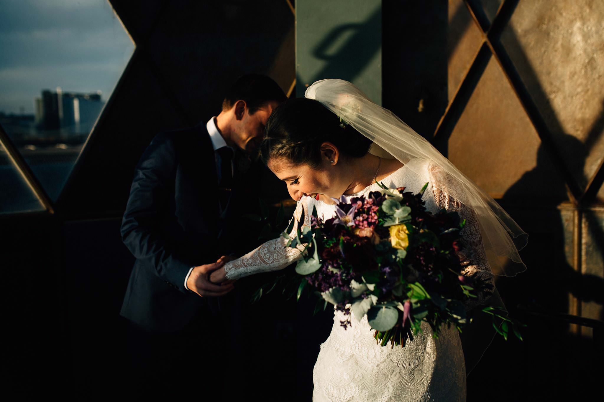 lighthouse trinity buoy wharf wedding