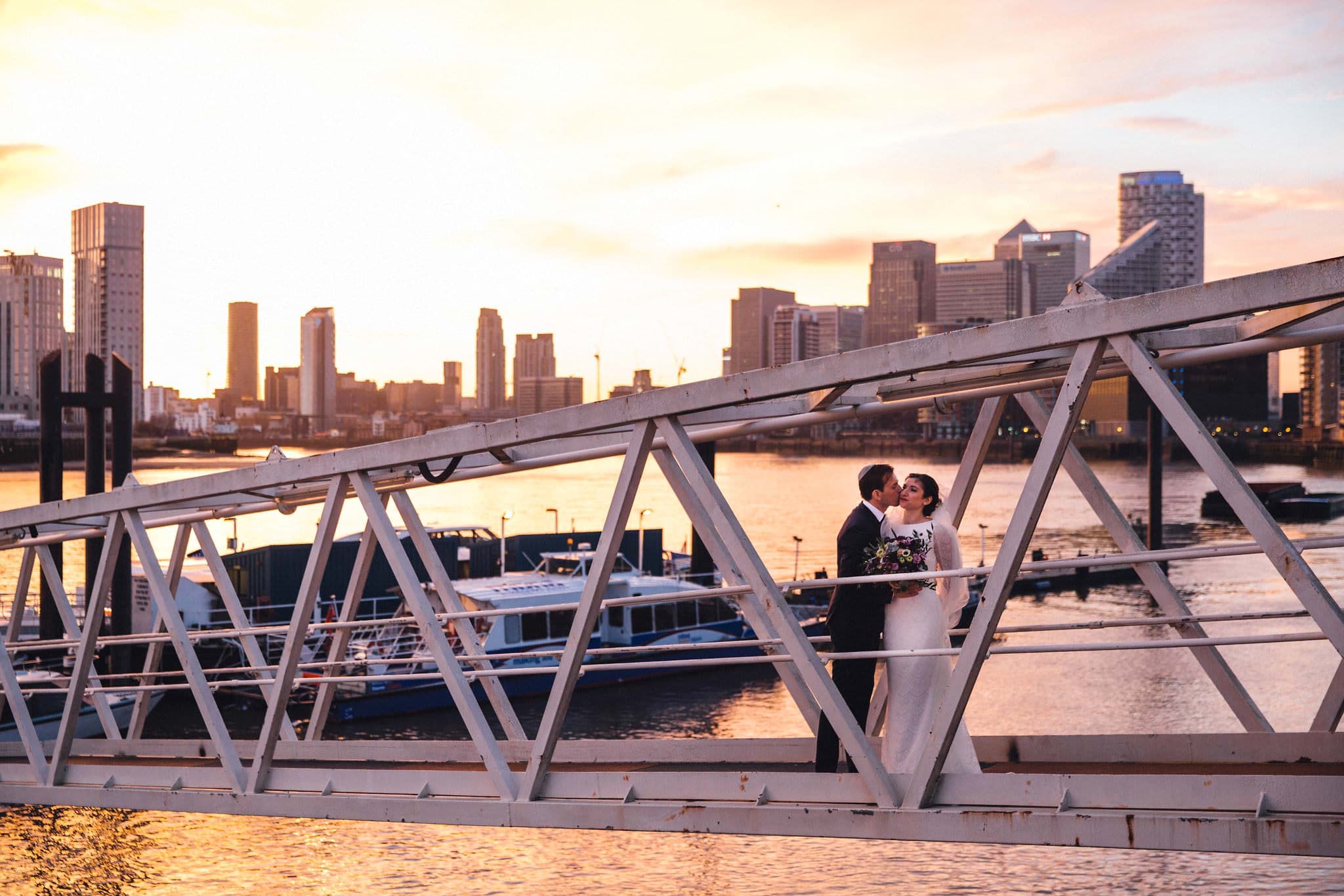 london sunset portrait