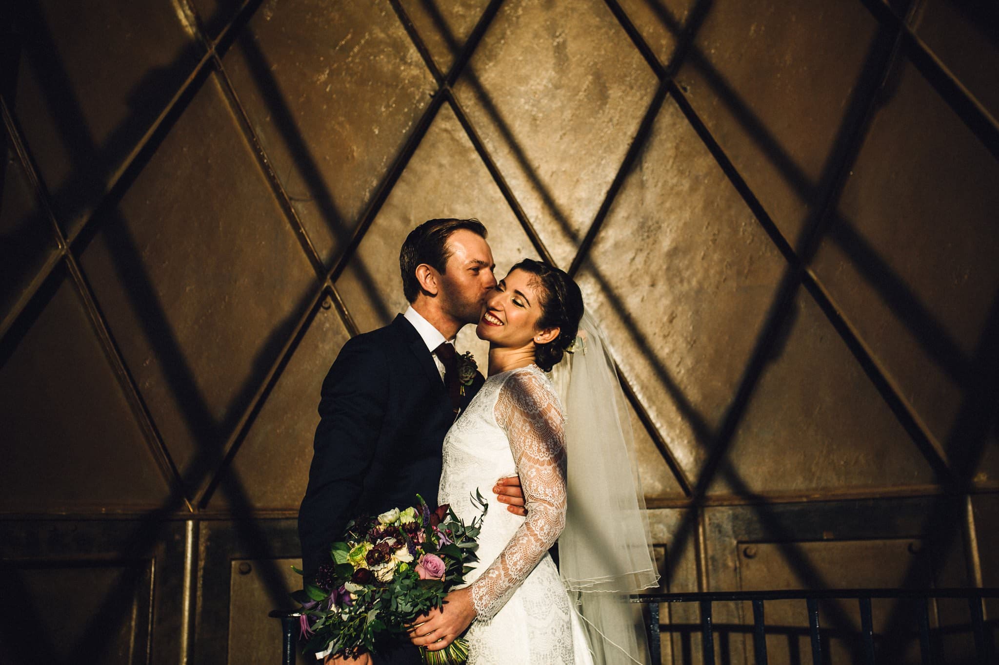 lighthouse winter wedding