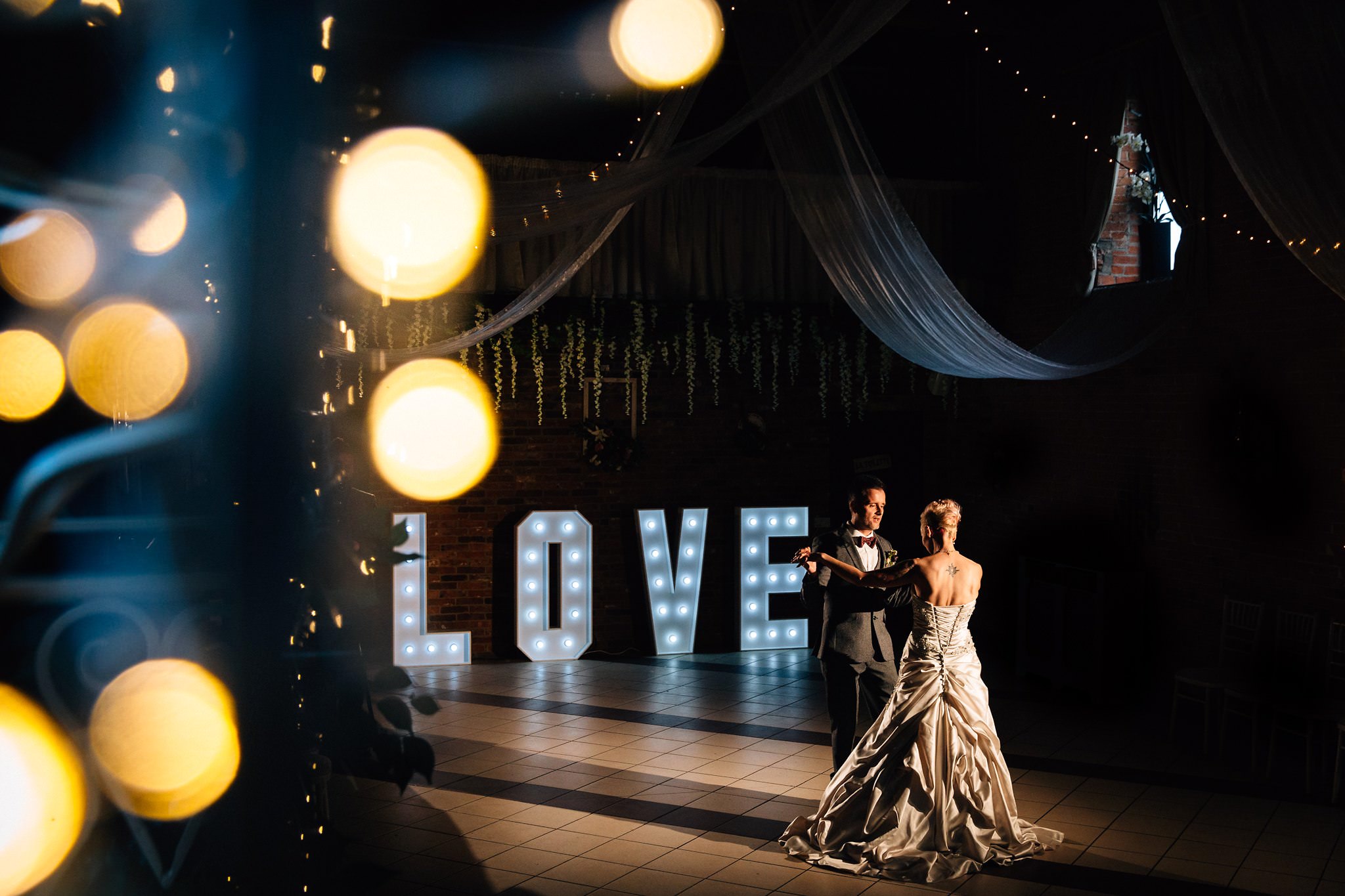 big love letters first dance photo with flash