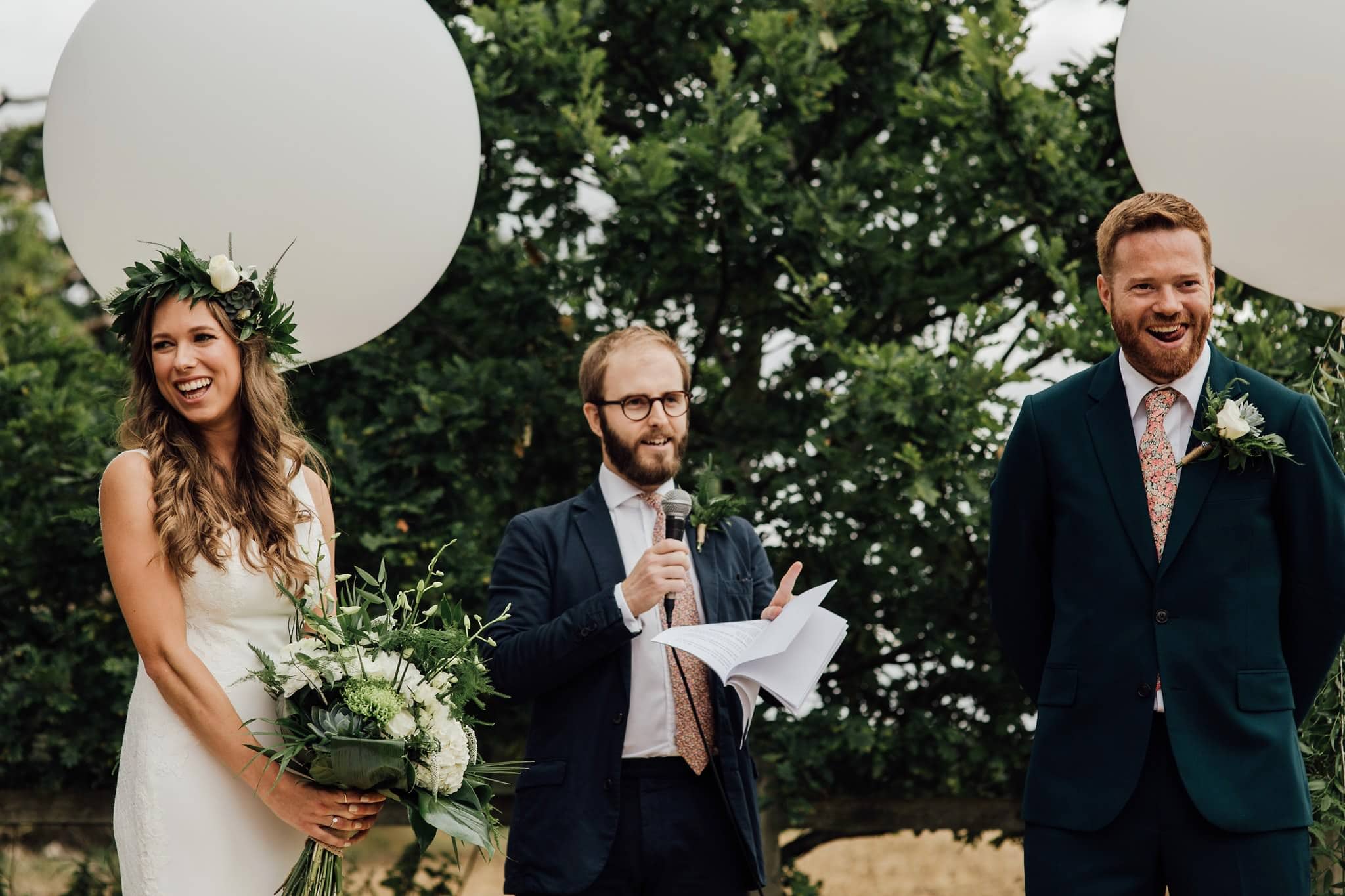 humanist back garden ceremony