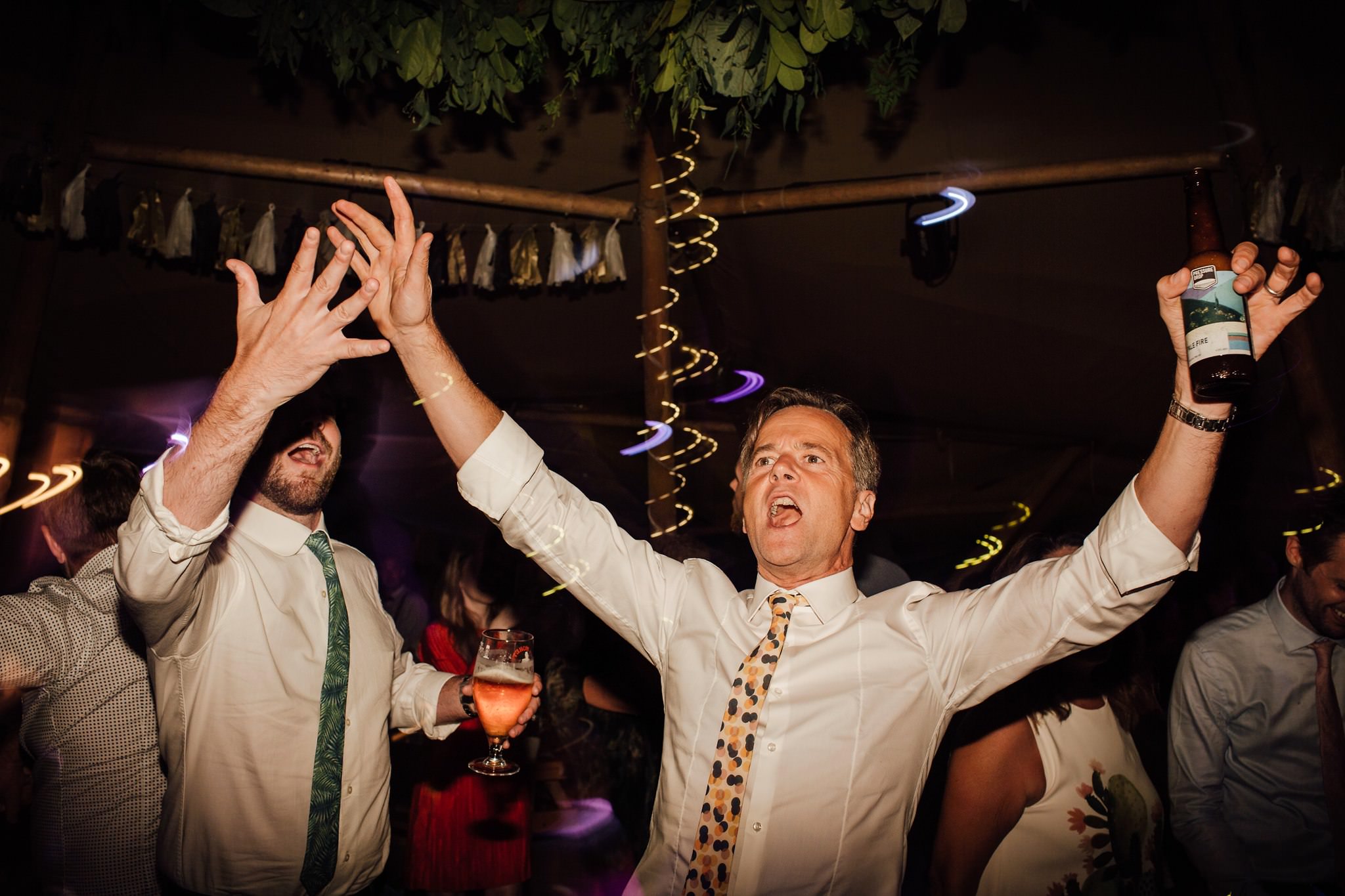 father of the groom dancing