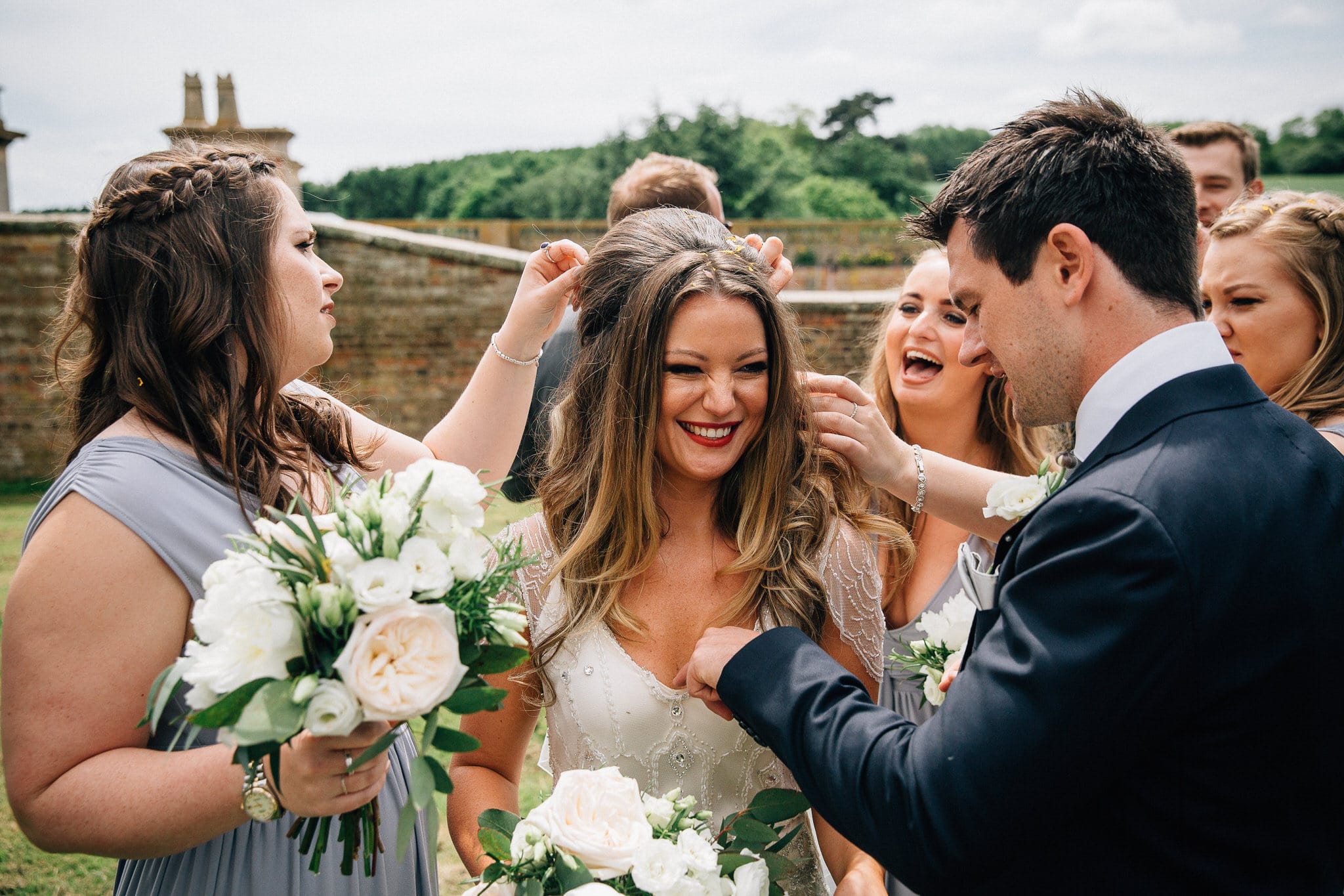 bride hair