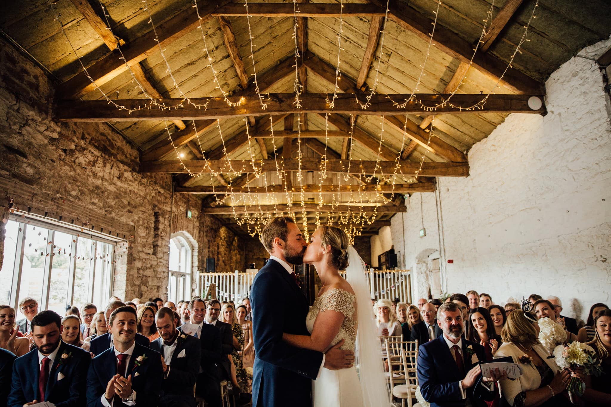 barn wedding ceremony