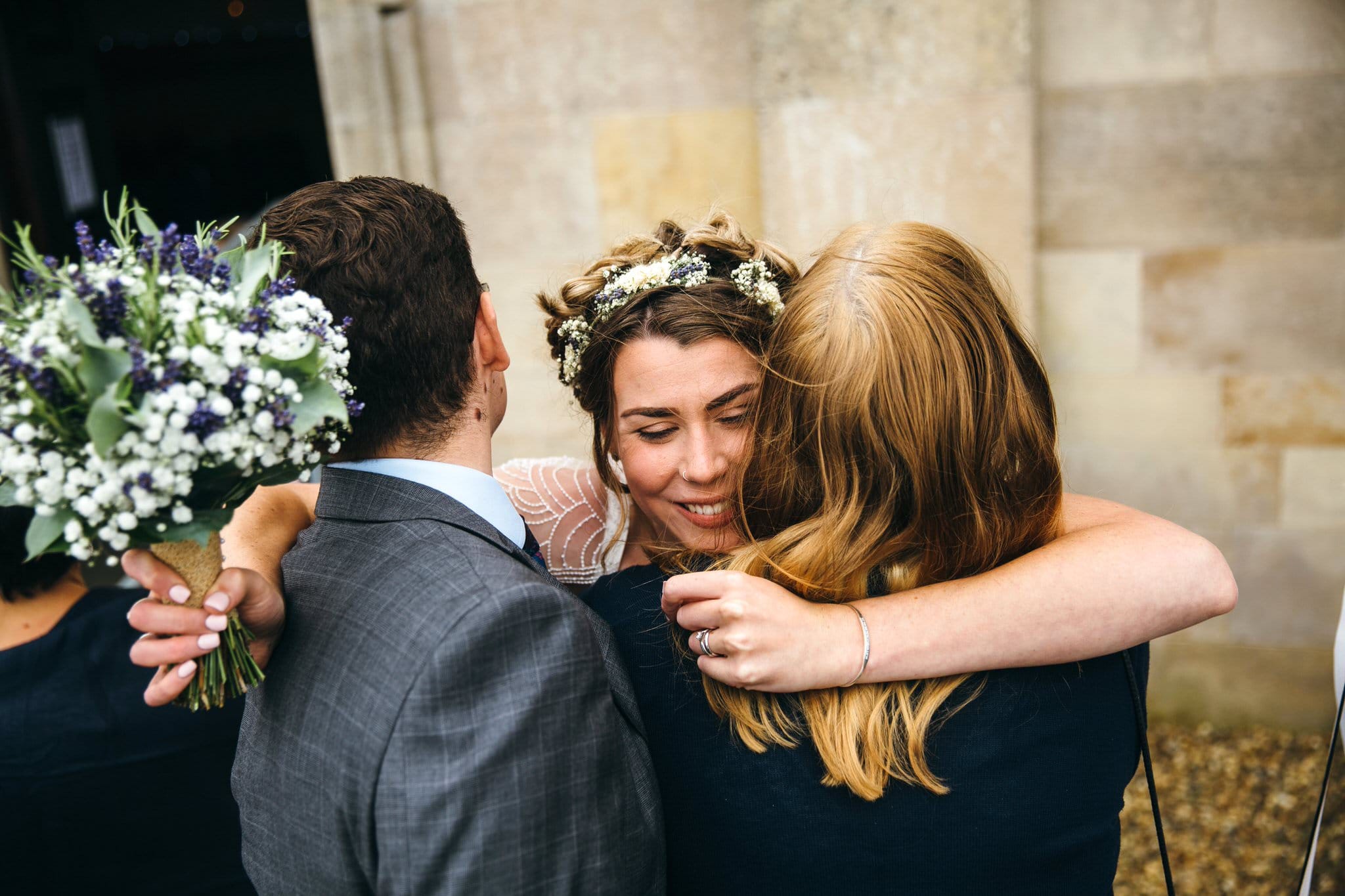 wedding hug