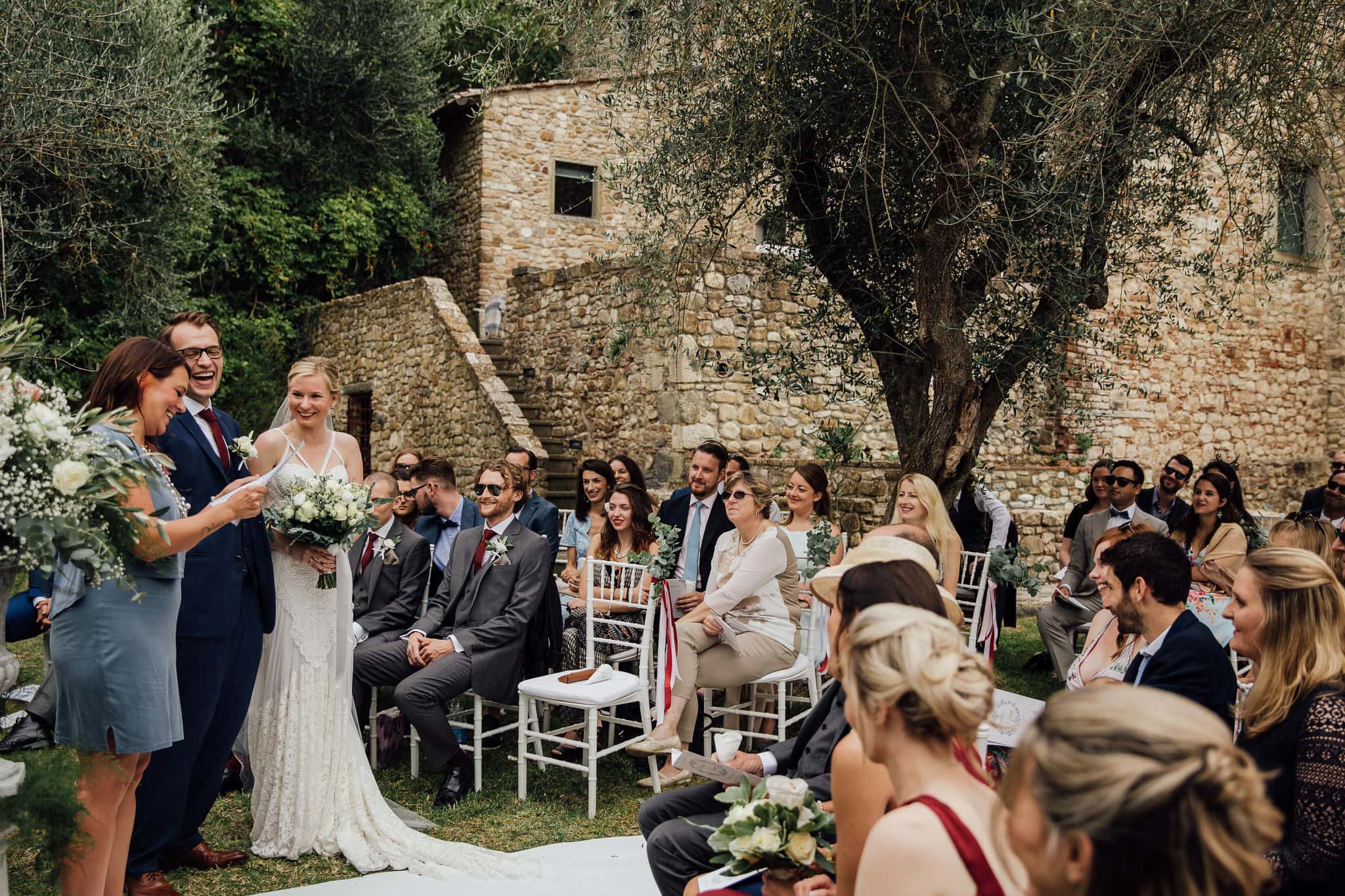 Castello wedding in Tuscany