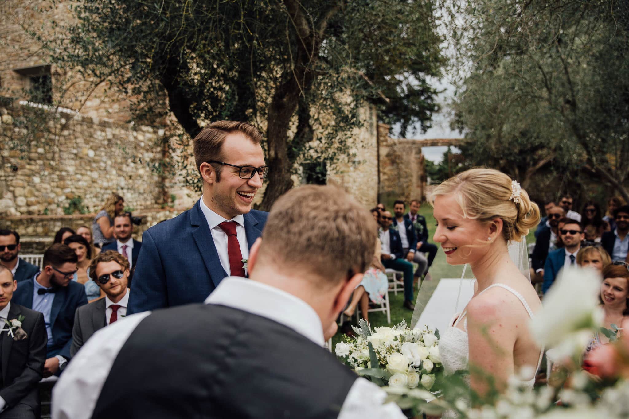 Bride and groom's vows