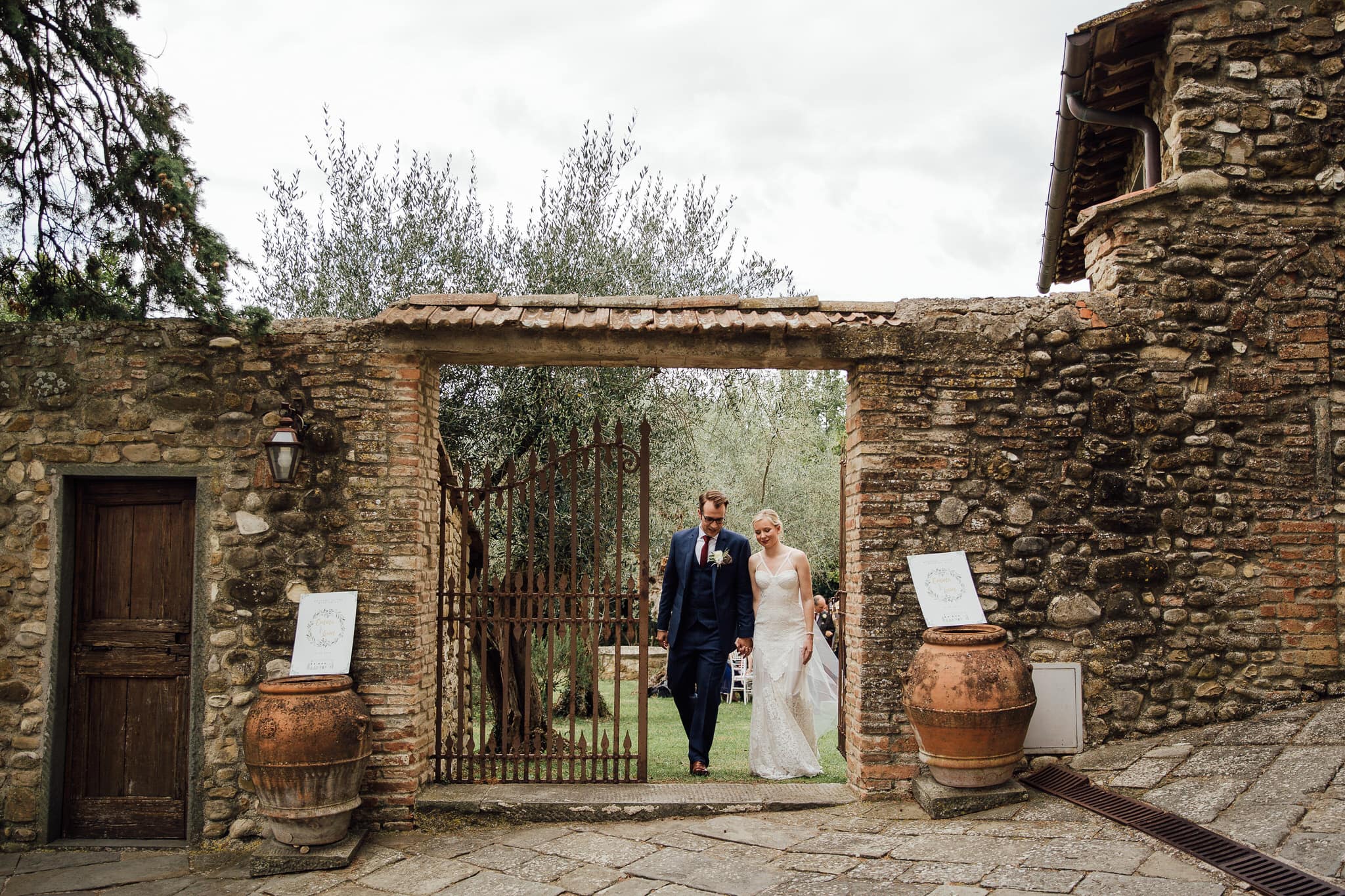 Italian villa wedding