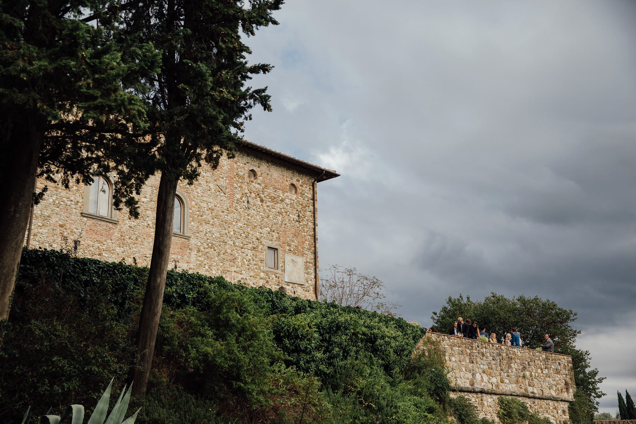 Italian castle wedding