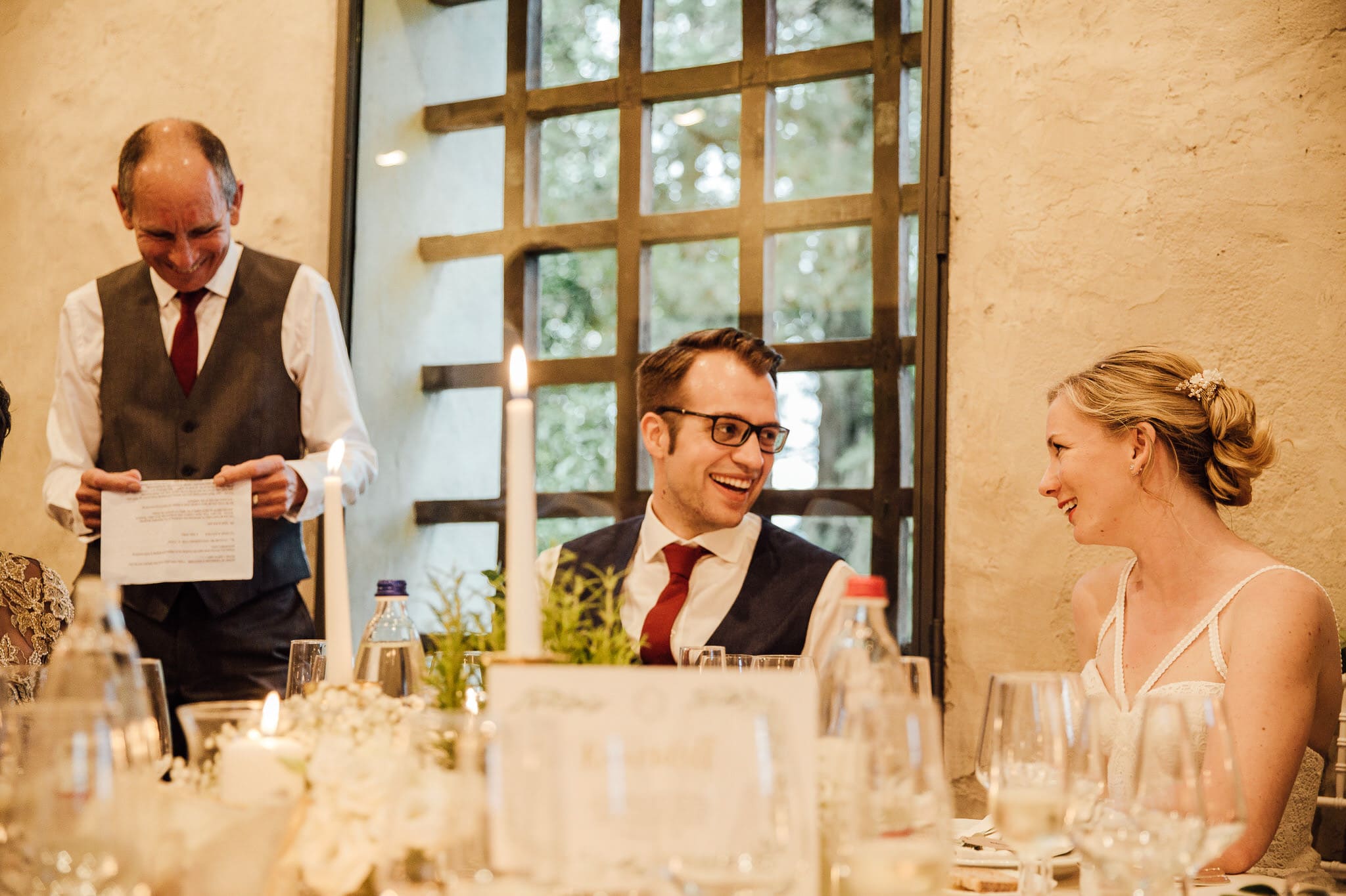 speeches inside Castello di Bibbione