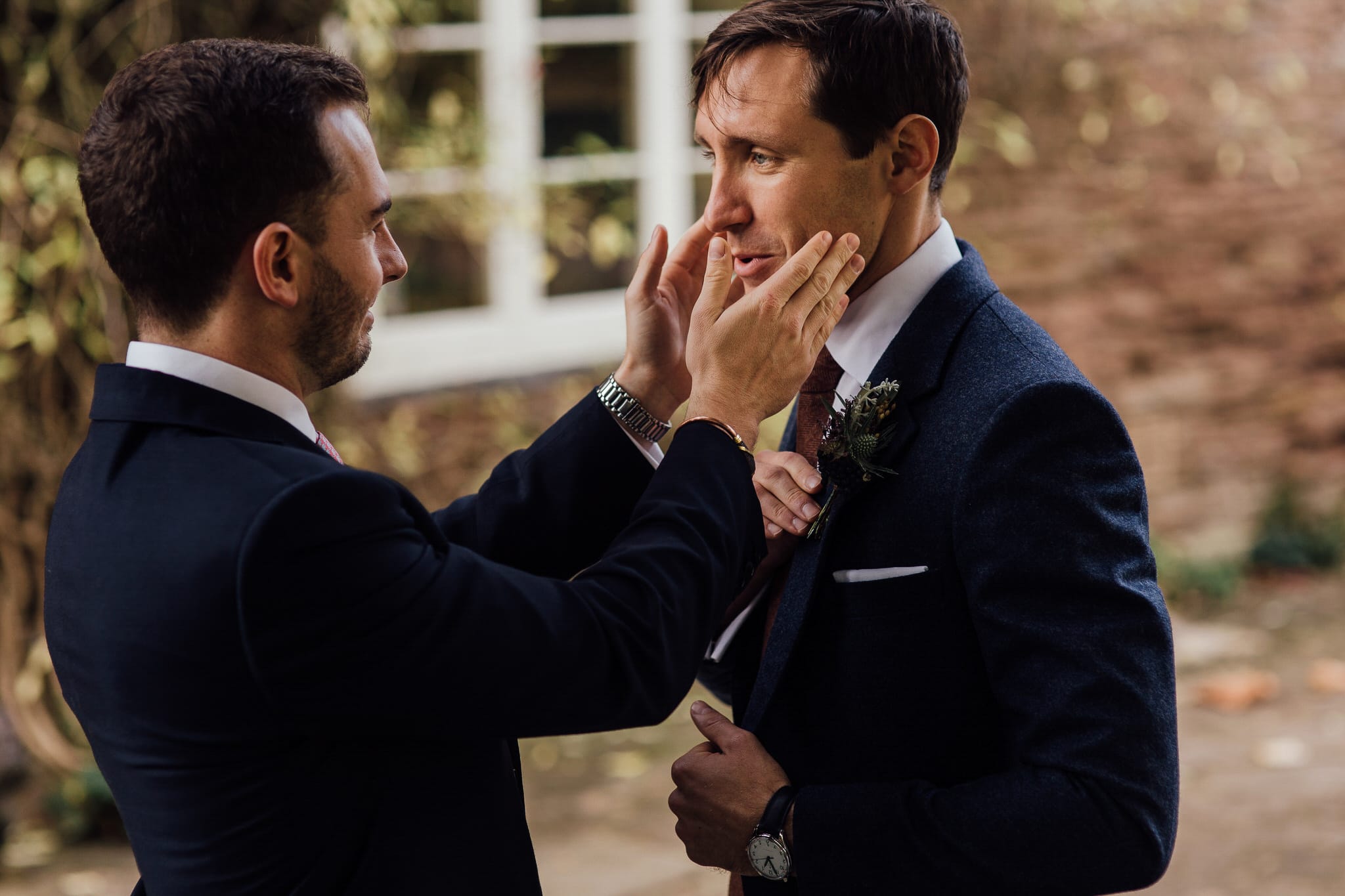 Best Man wishes Groom good luck