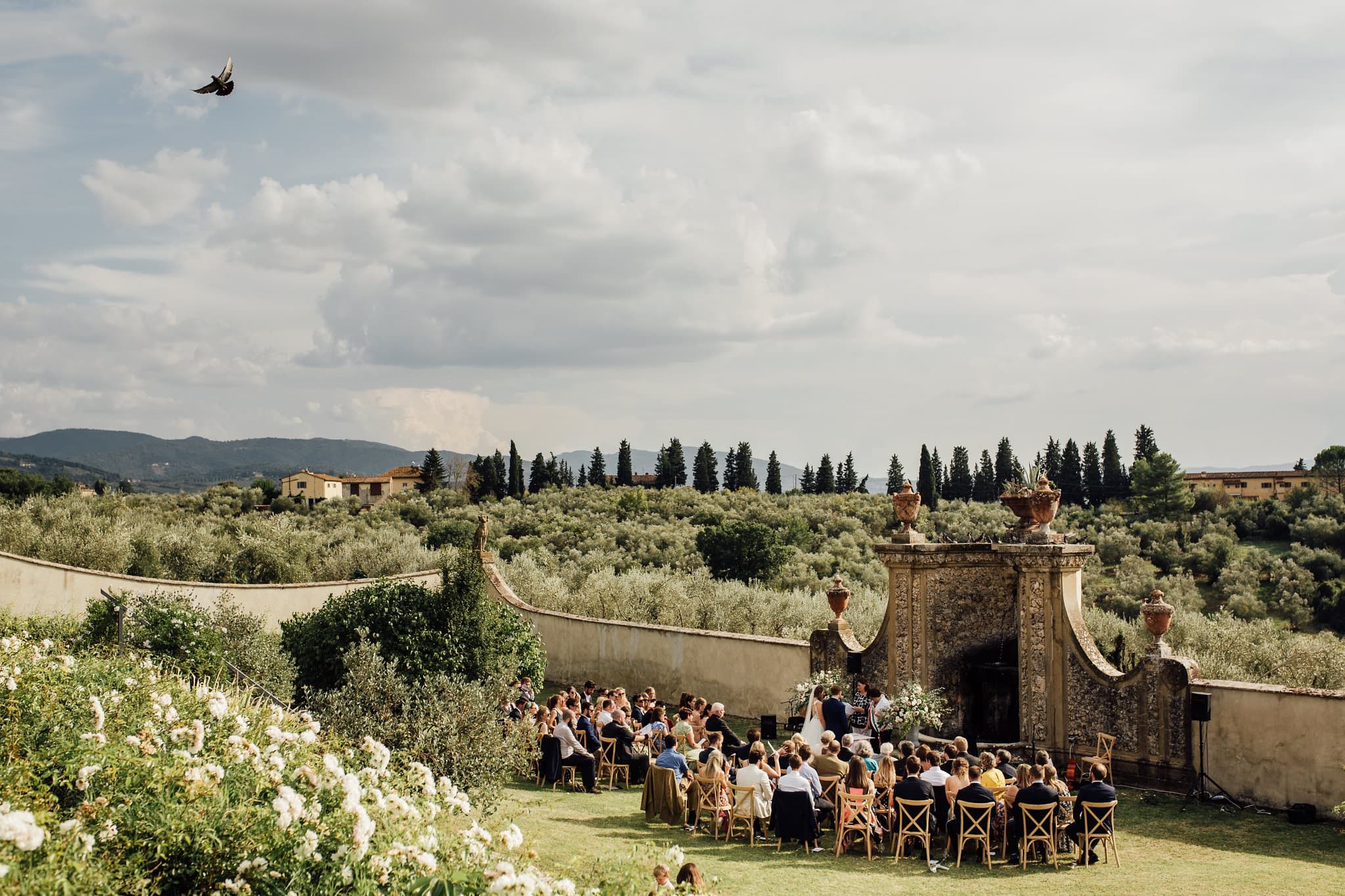 beautiful ceremony location in Florence
