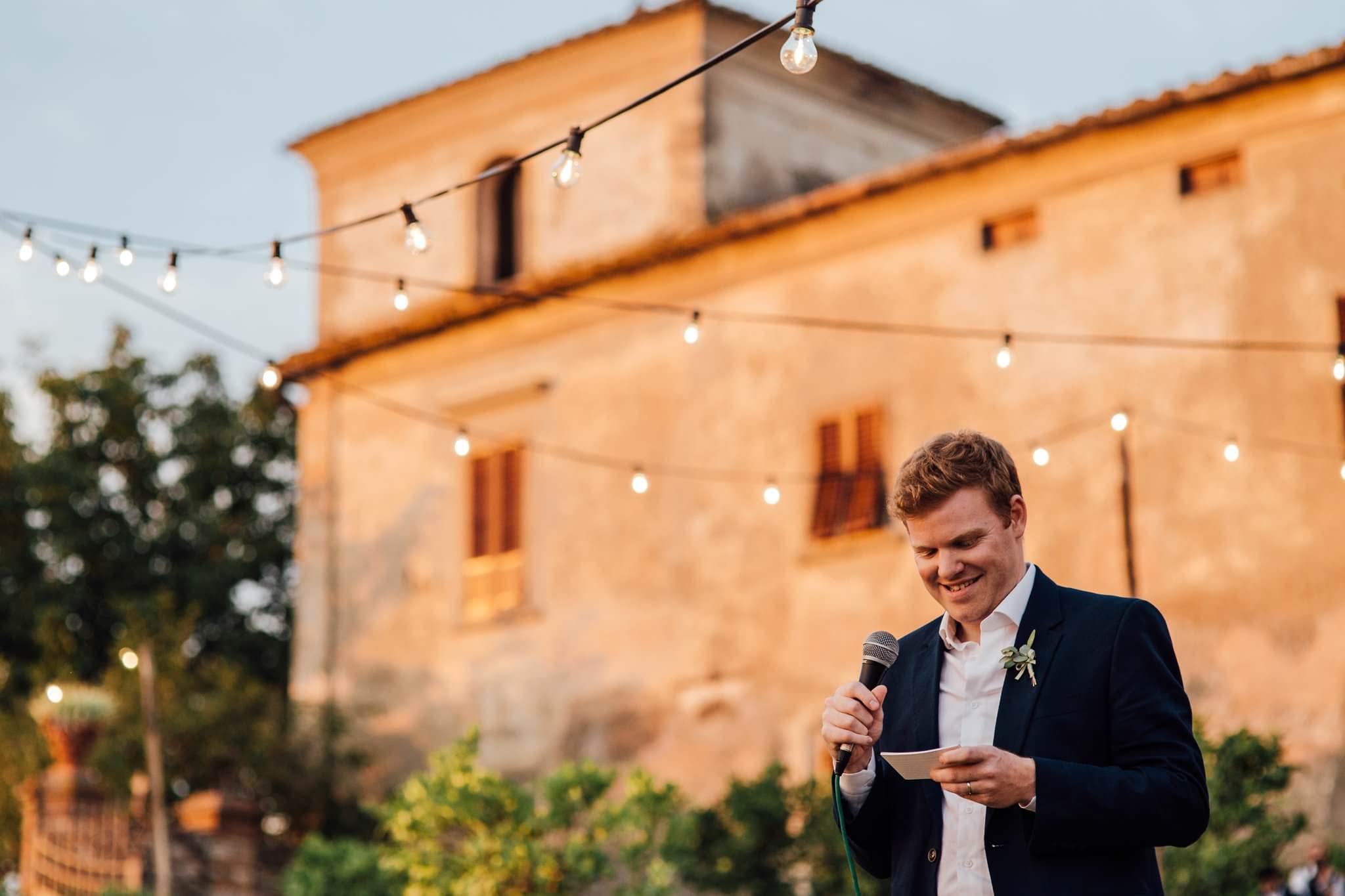 best man's speech at Italian wedding