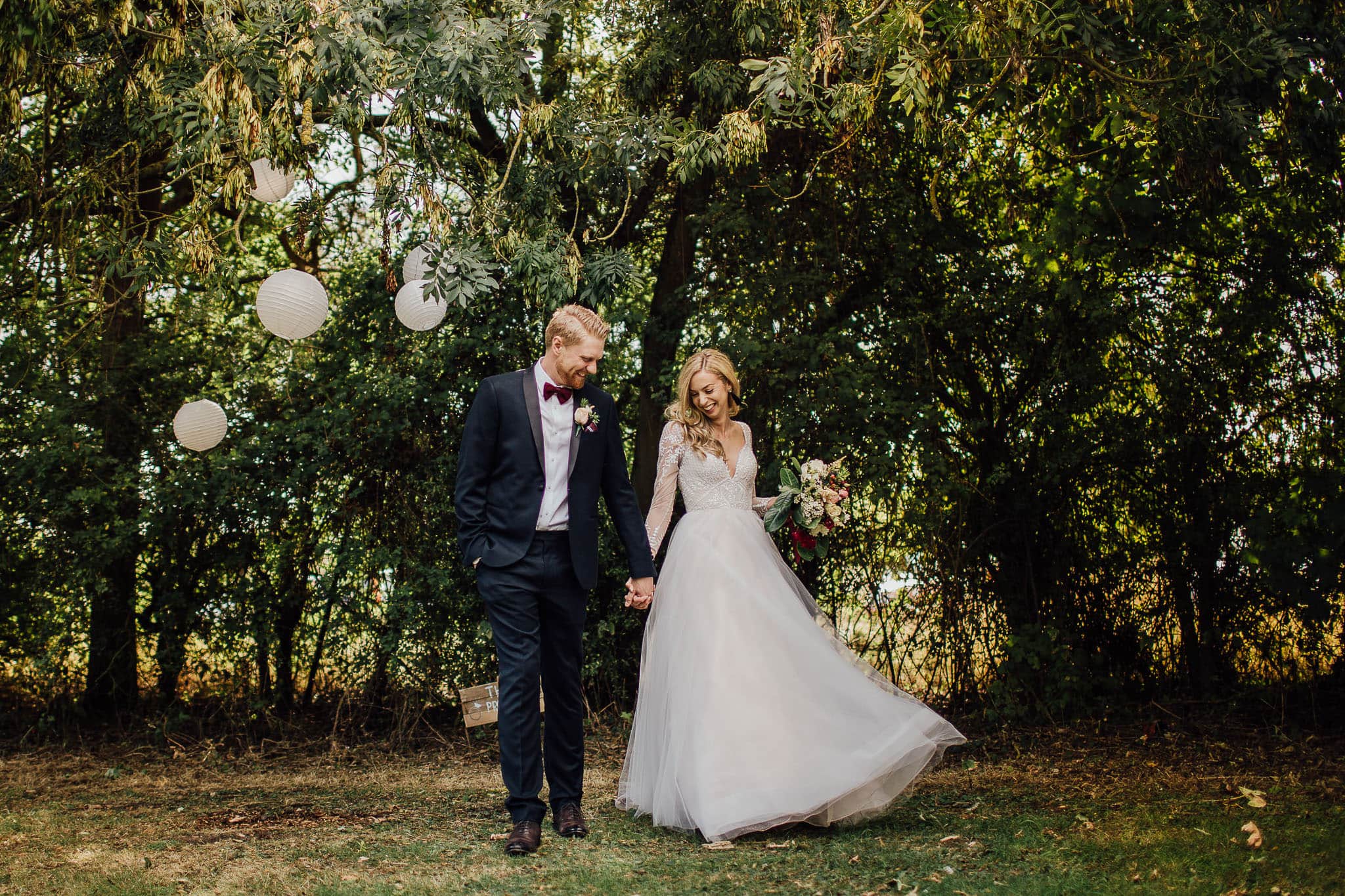 back garden wedding