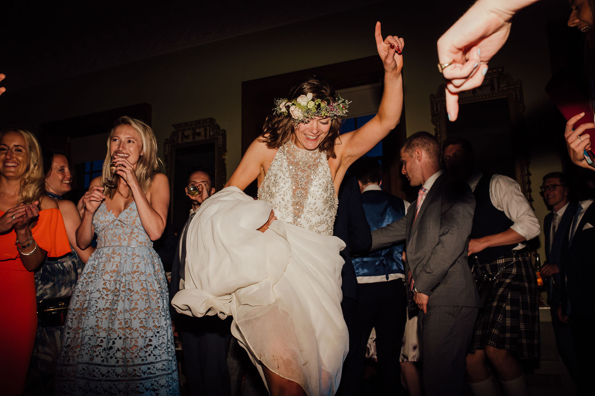 bride dancing