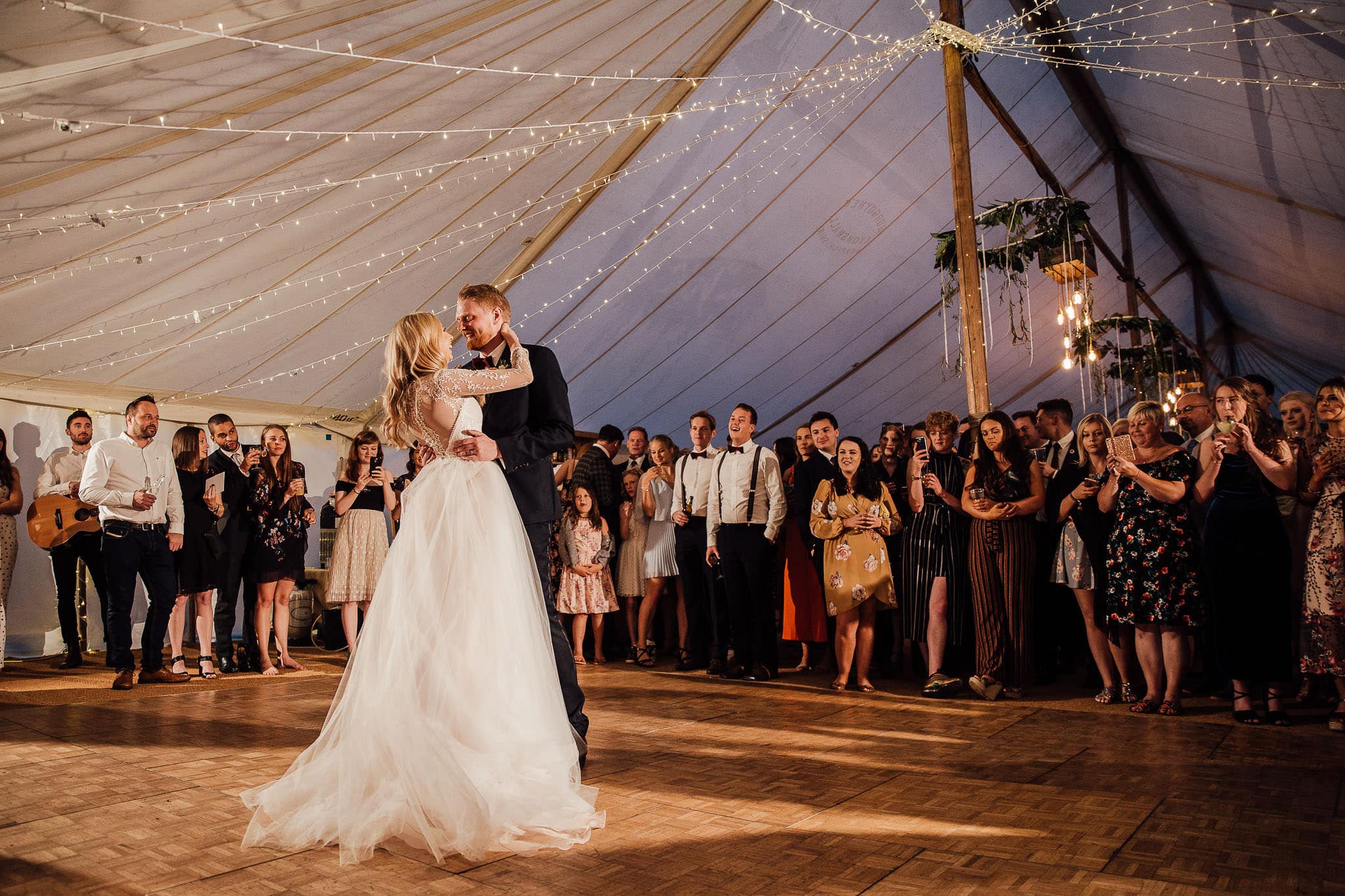 first dance in a marquee