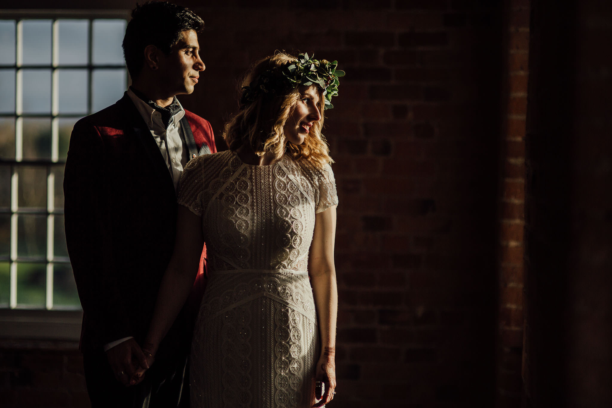 bride and groom portraits The West Mill