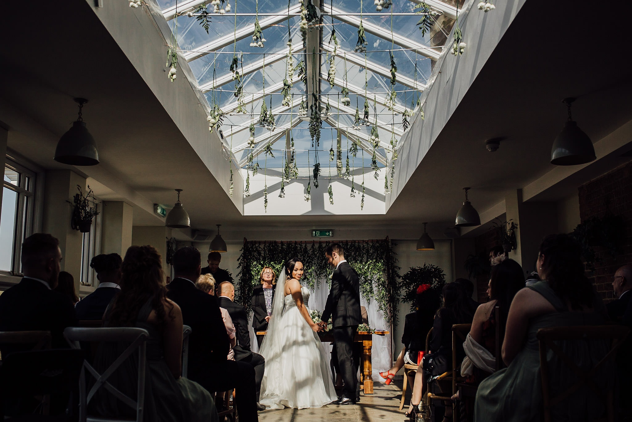 ceremony photo at the kedleston country house wedding venue