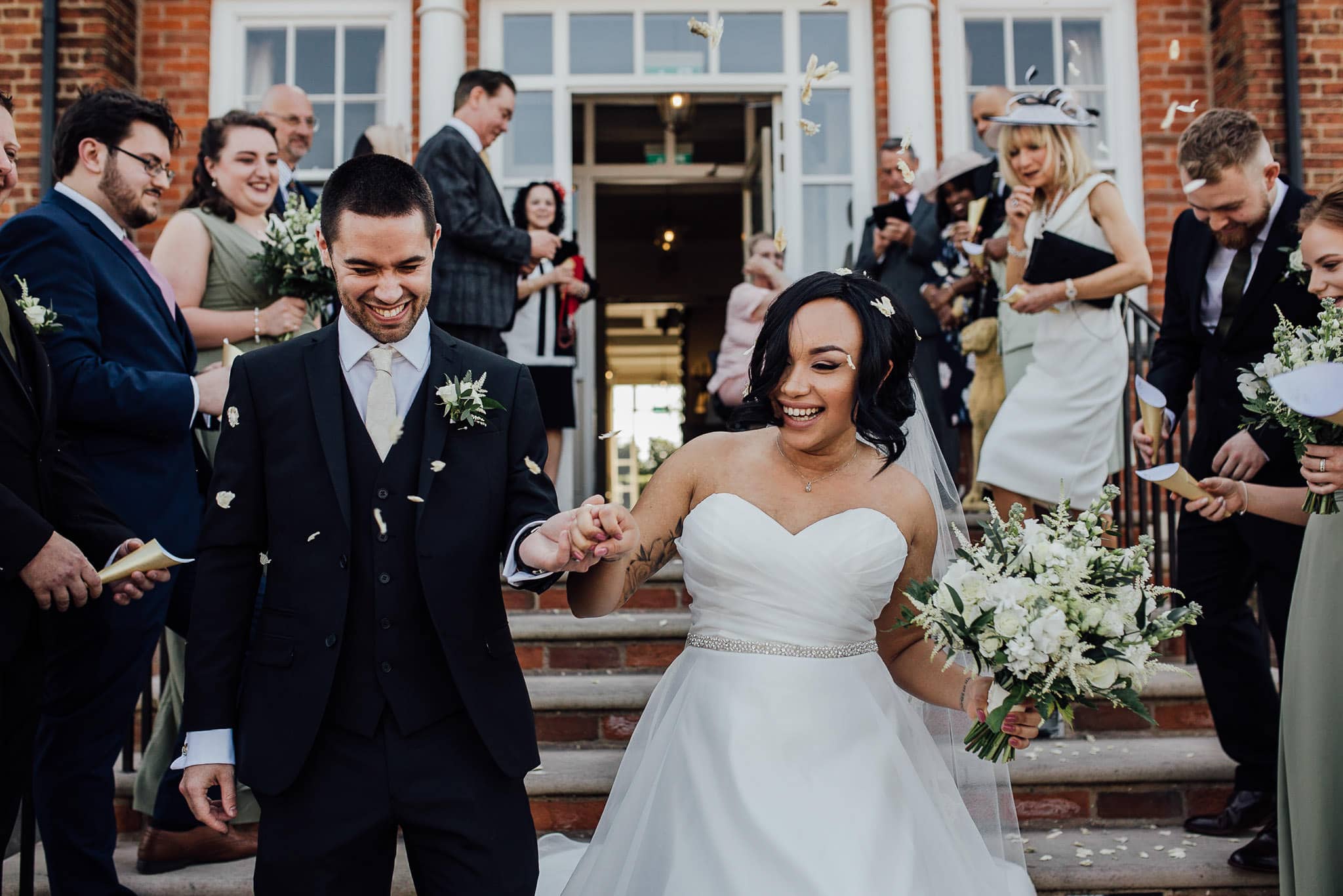 confetti shot at kedleston country house