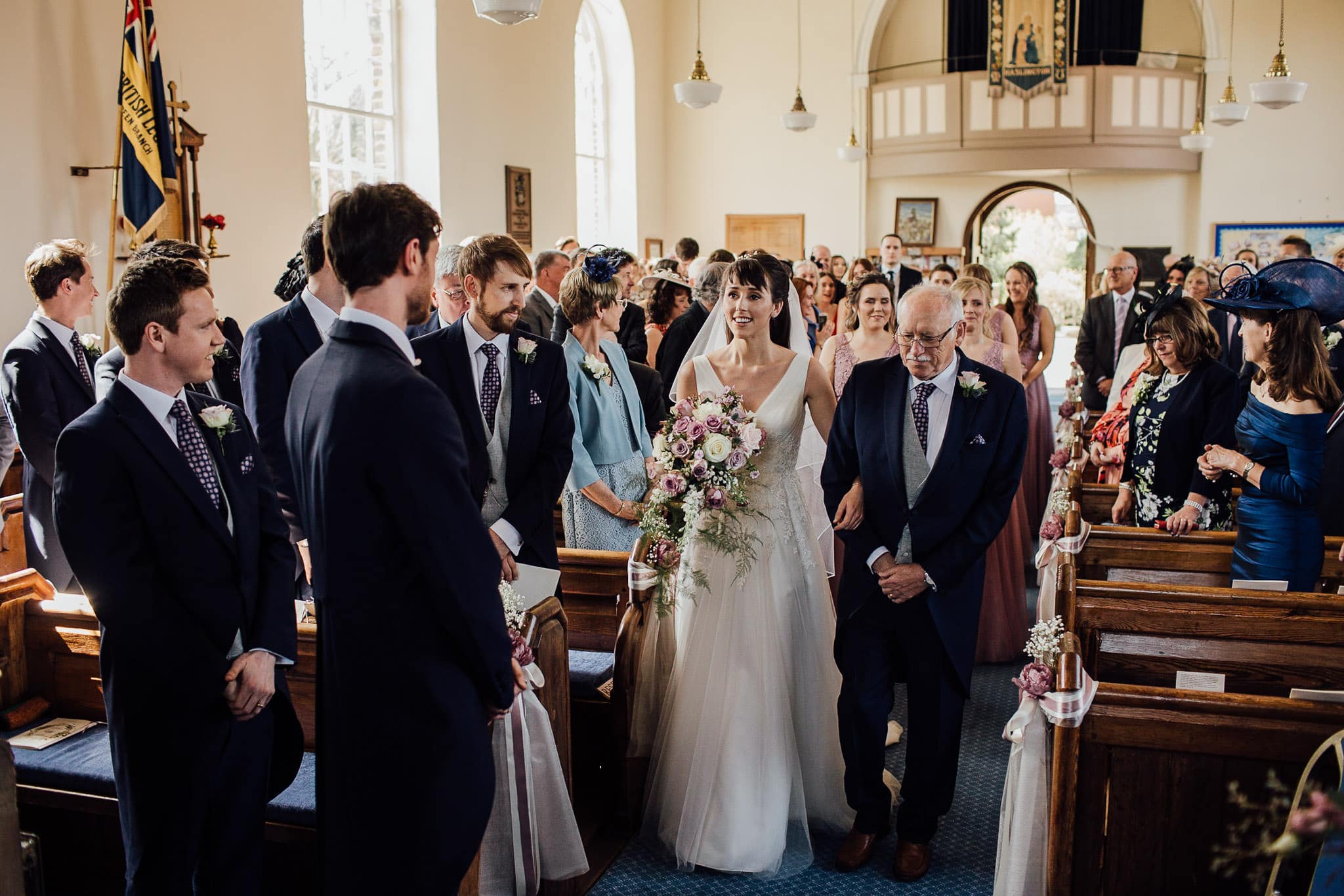 elegant church wedding