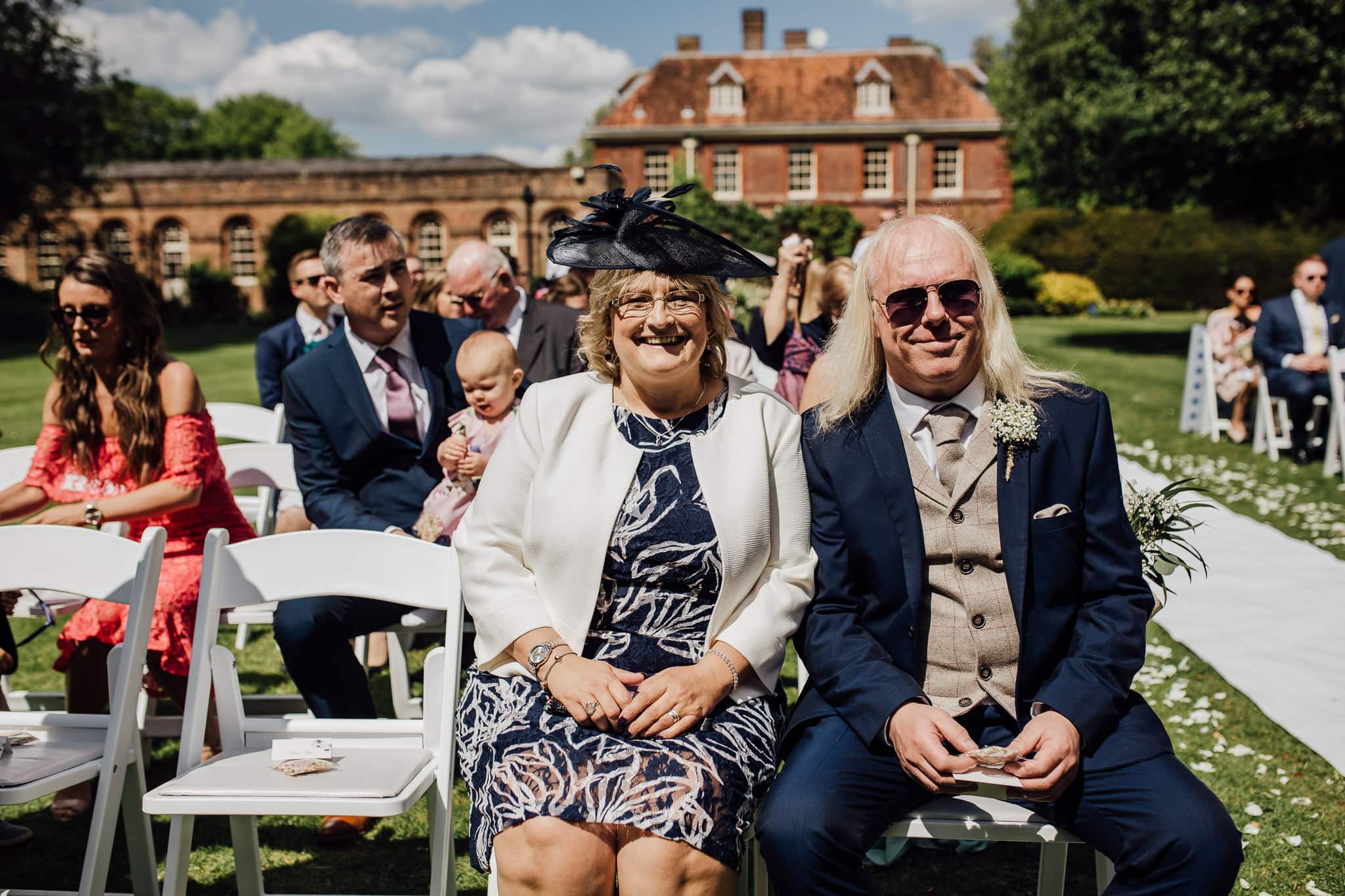 outdoor ceremony at Lainston House