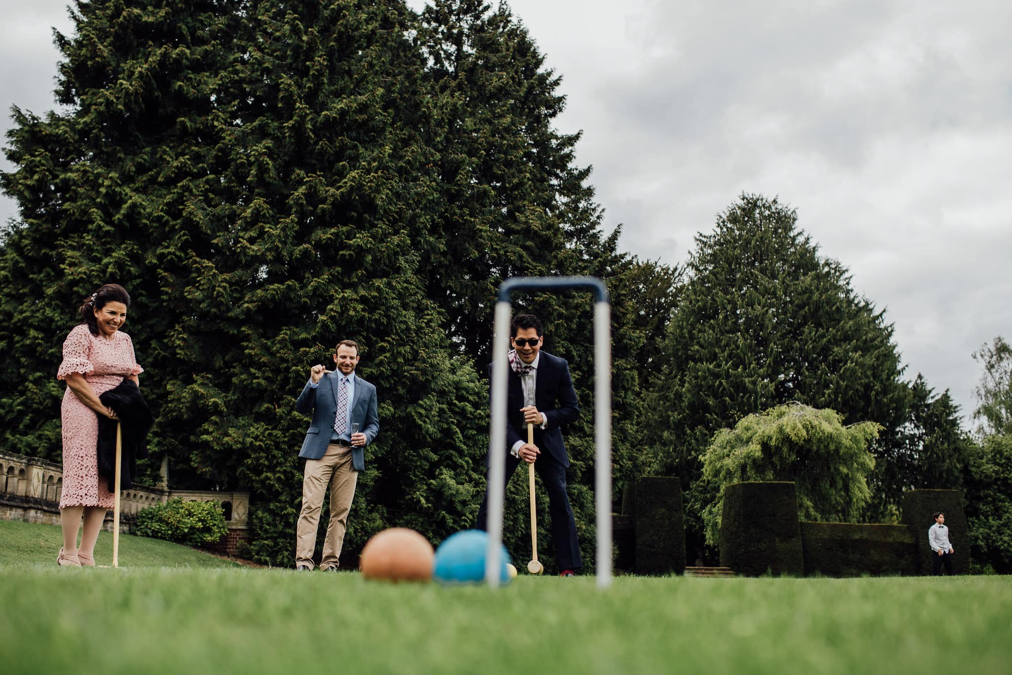 wedding day croquet