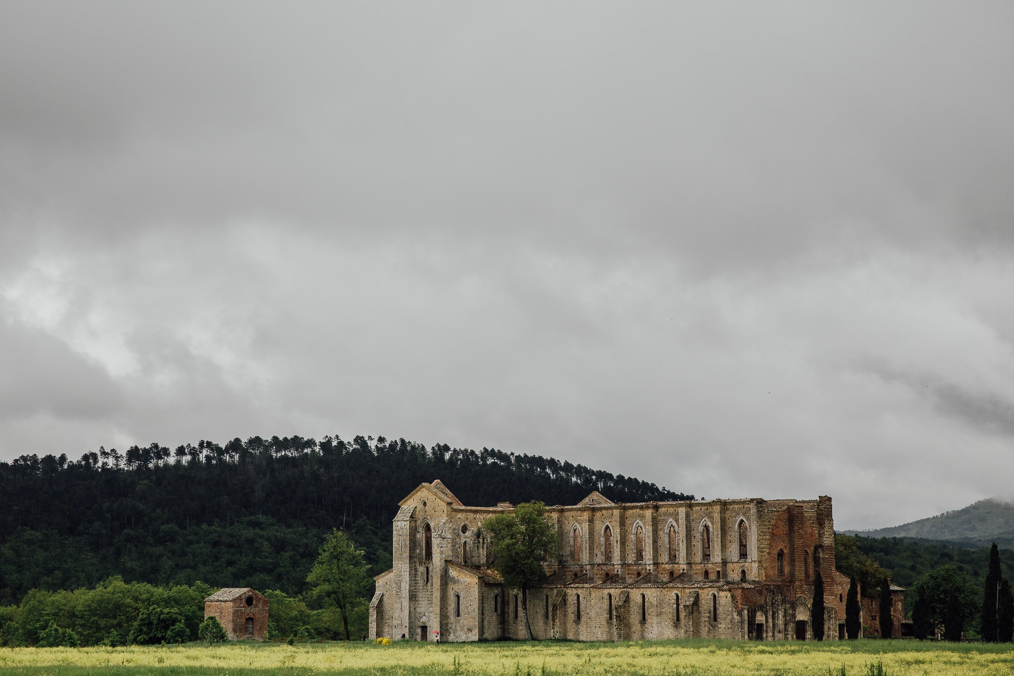 San Galgano Abbey wedding ceremony