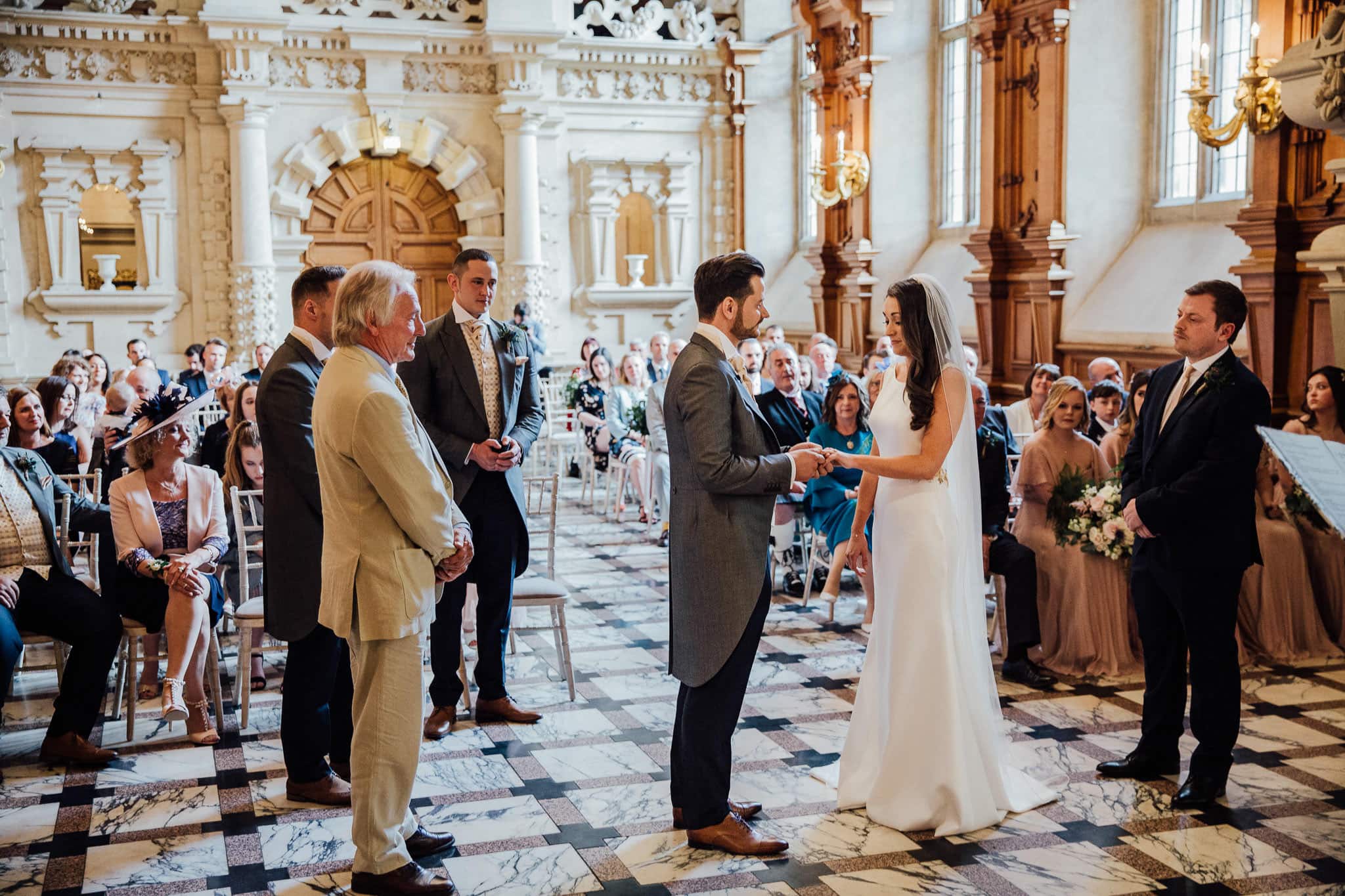 Harlaxton Manor wedding photographer