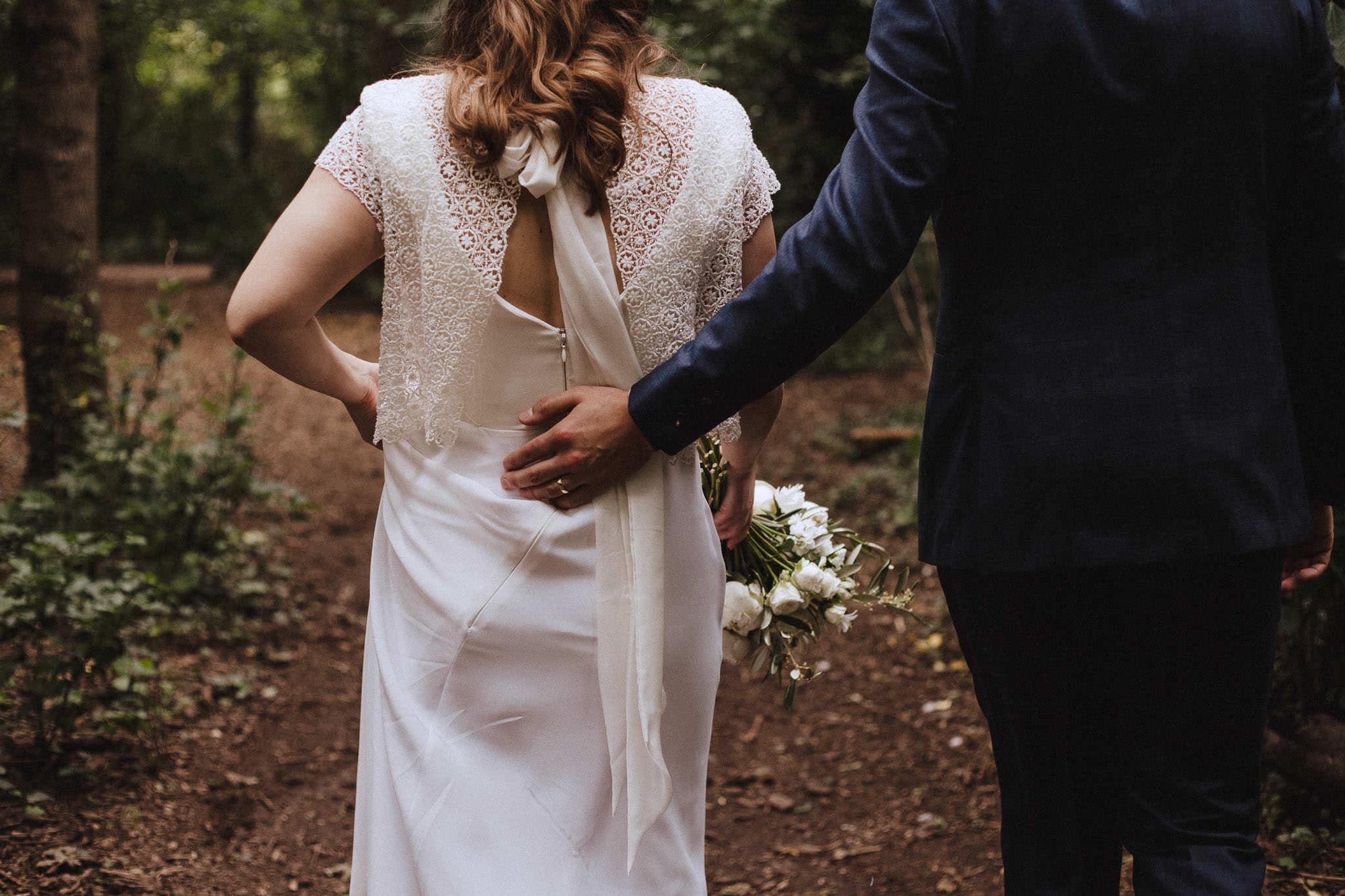 intimate details of wedding dress