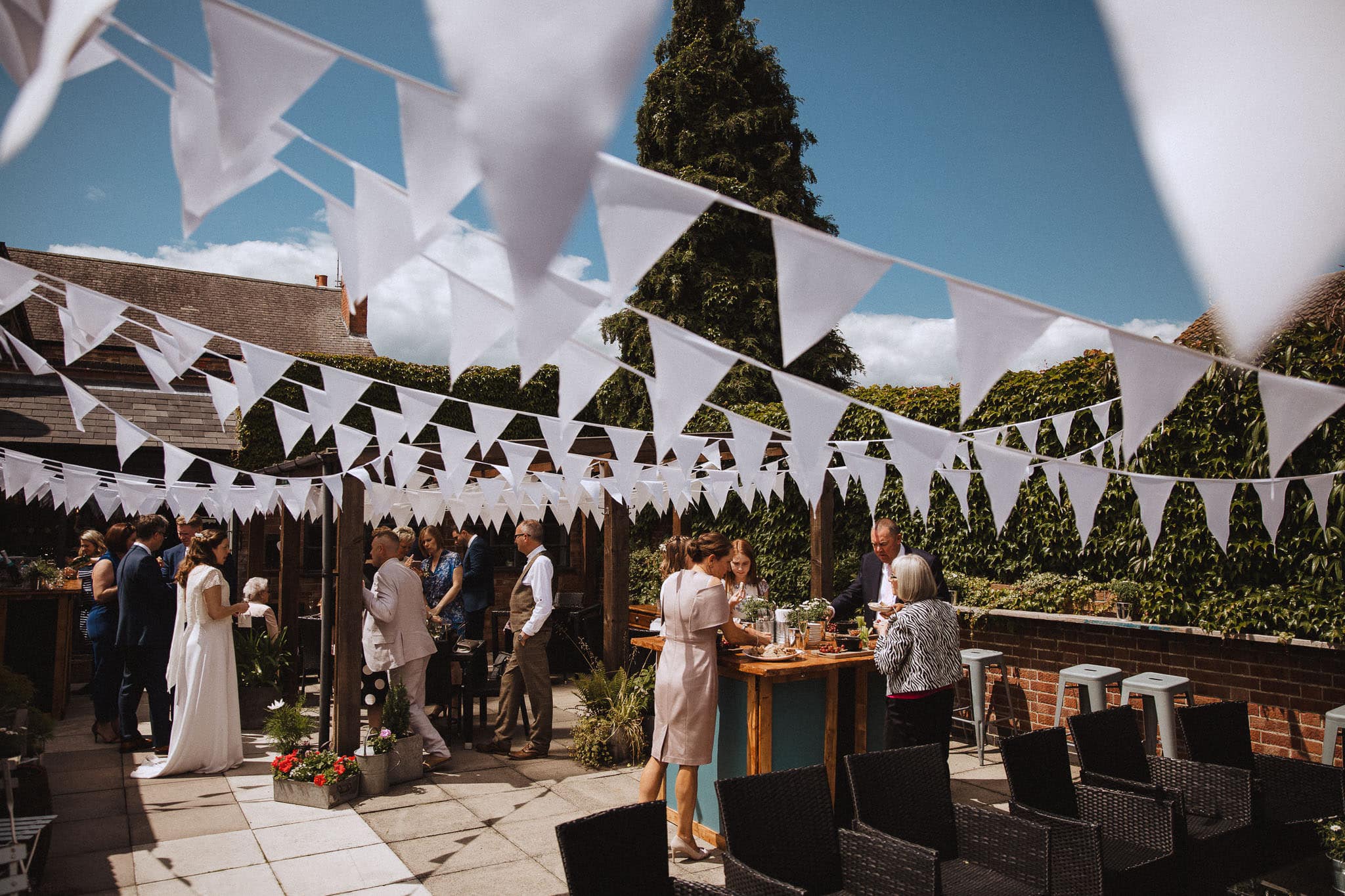 wedding reception at Nottingham pub