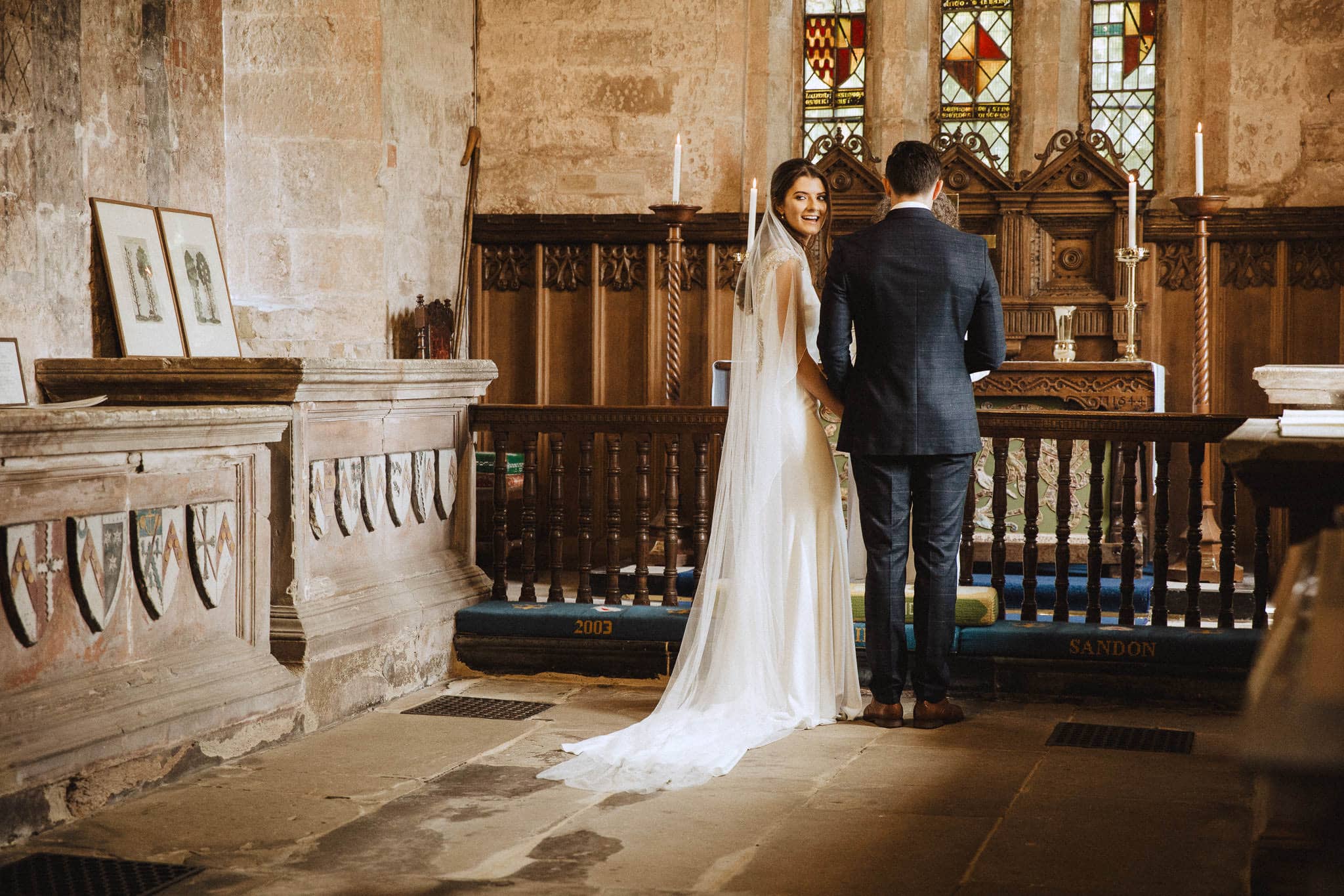 Staffordshire Church wedding ceremony