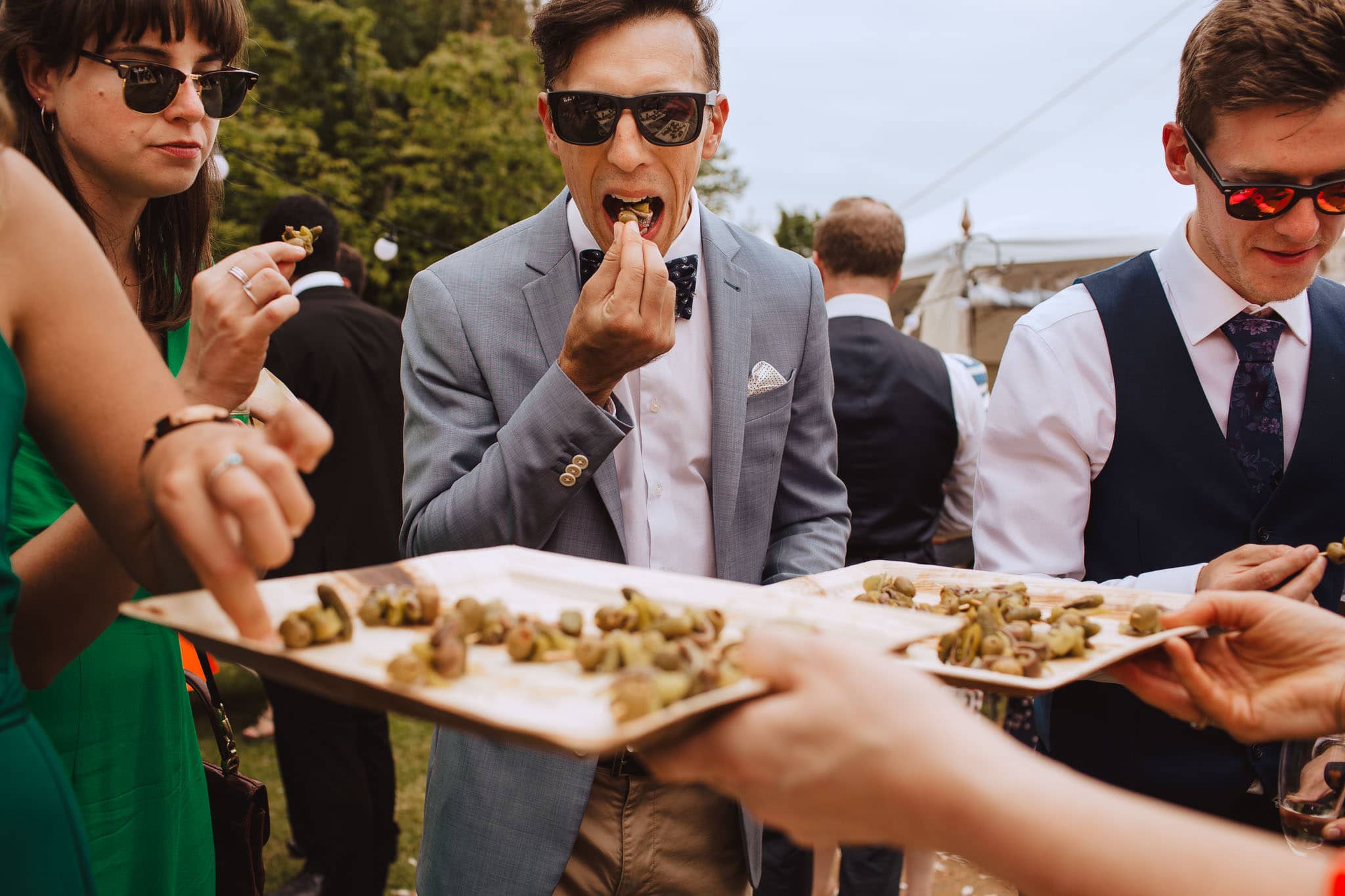 home-made canapés