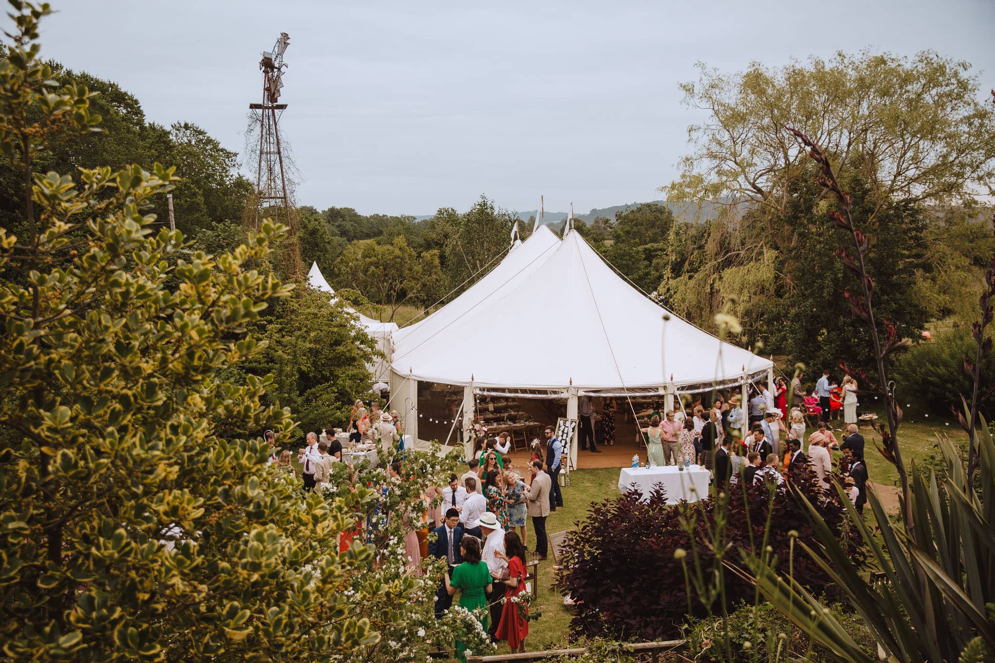 Marquee Wedding at Home