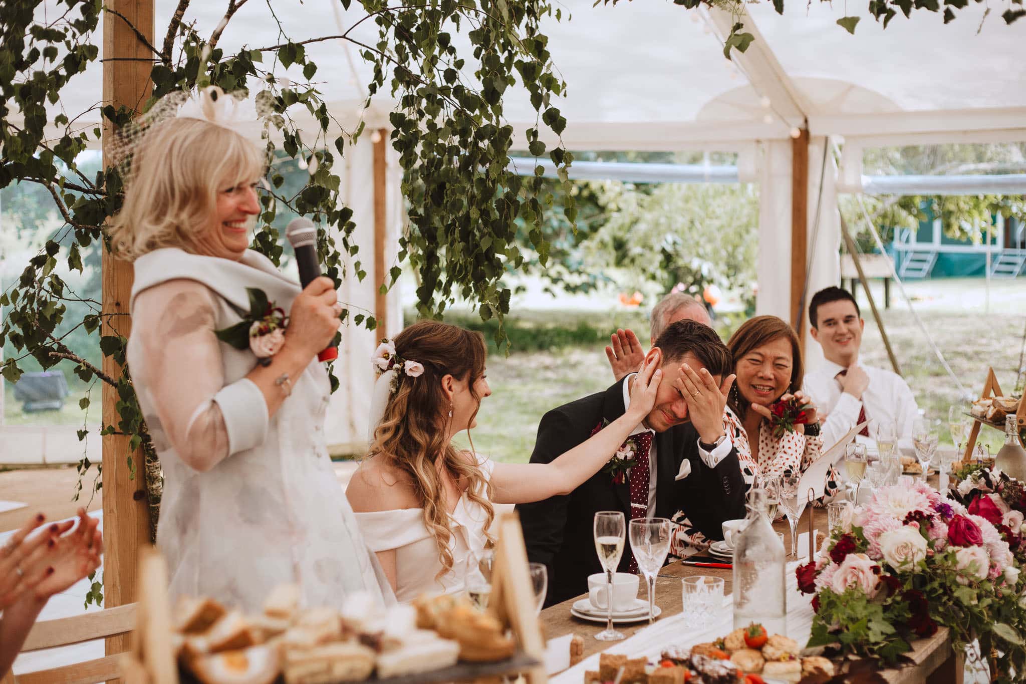 Marquee Wedding at Home