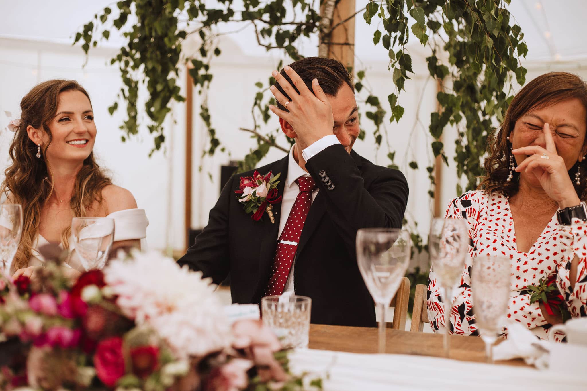 Marquee Wedding at Home