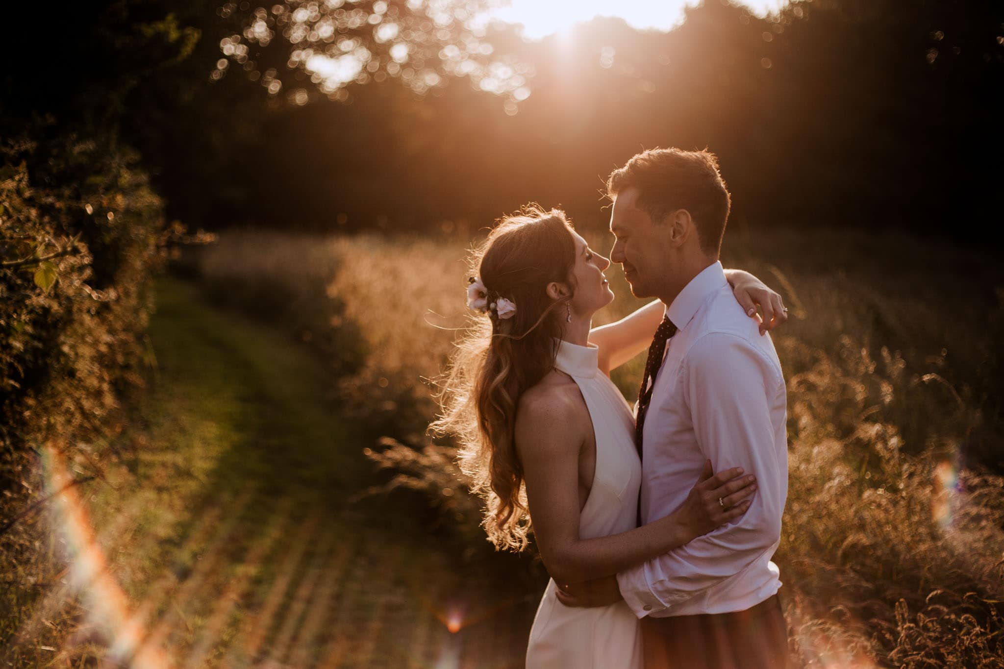 beautiful golden hour portrait