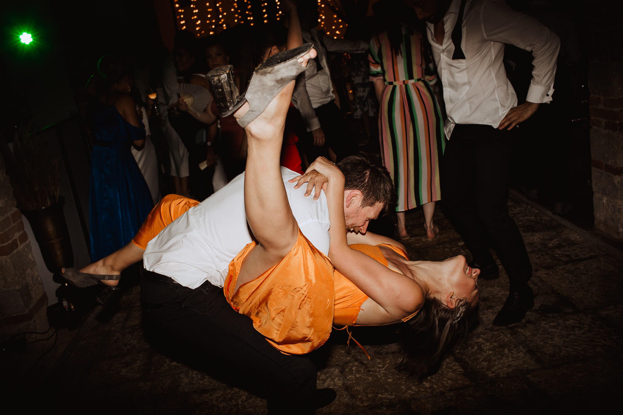 dance floor action shot Borgo Stomennano Wedding