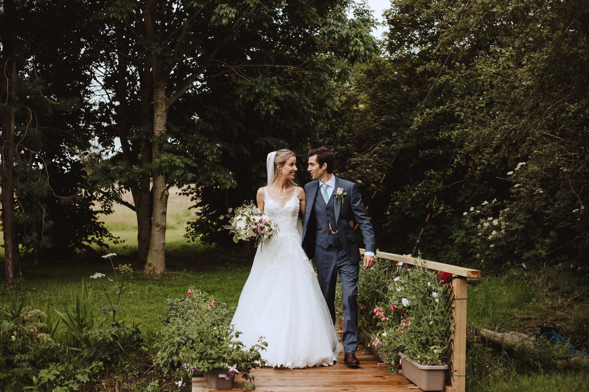 Leicestershire wedding at home