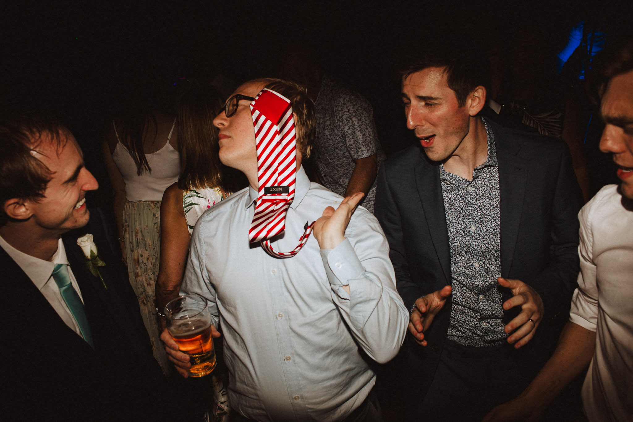 dance floor action at wedding