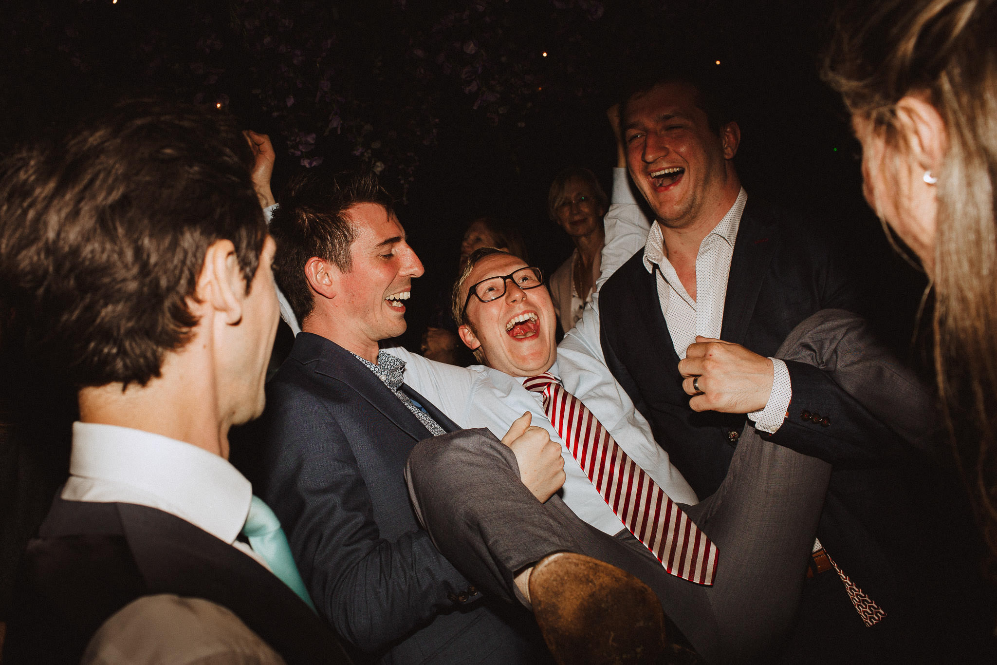 dance floor action at wedding