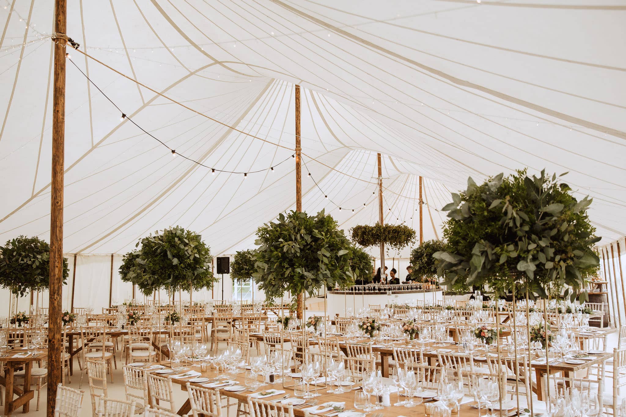 beautiful marquee styling by Natalie Hewitt wedding planner